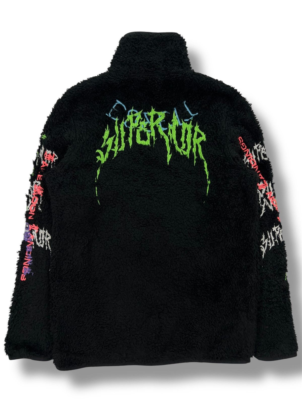 Diesel Diesel Embroidered Boa Fleece Jacket Size US XS / EU 42 / 0 - 1 Thumbnail