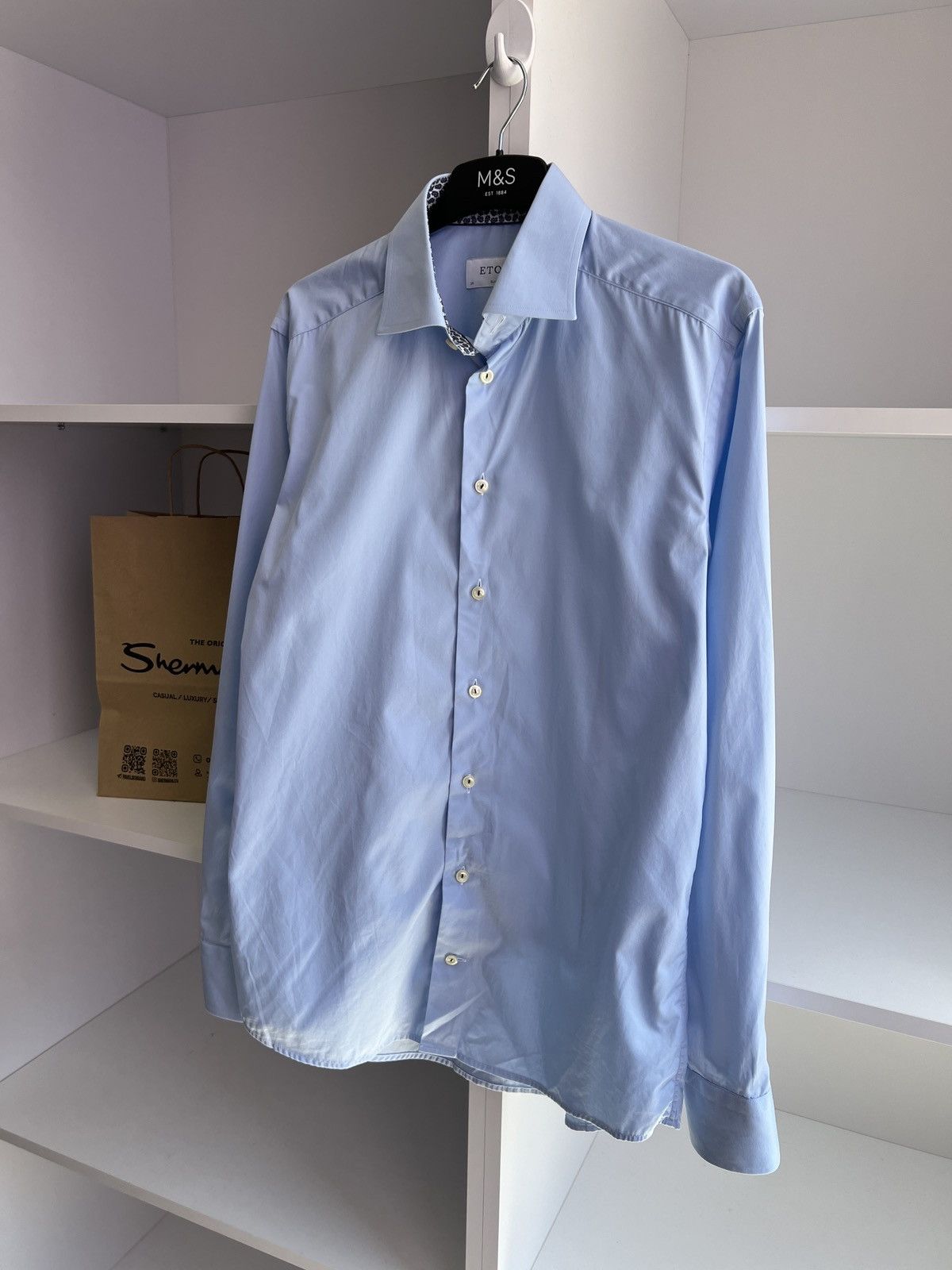 Eton × Vintage Vintage Eton Luxury Button Up Shirt Size US M / EU 48-50 / 2 - 4 Thumbnail