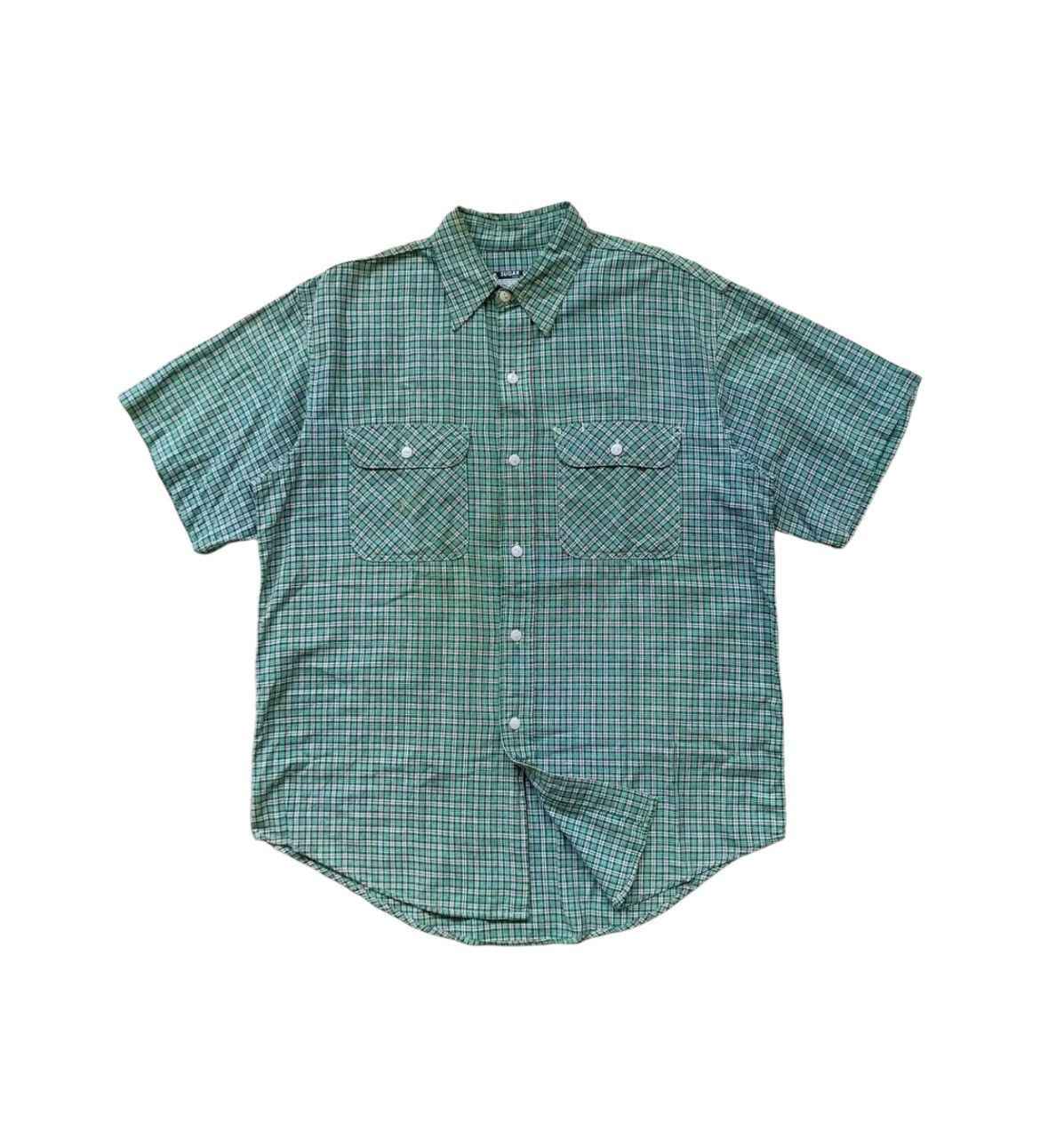 Japanese Brand × Sugar Cane × Toyo Enterprises Sugarcane Plaid Green Shirt Size US L / EU 52-54 / 3 - 1 Thumbnail
