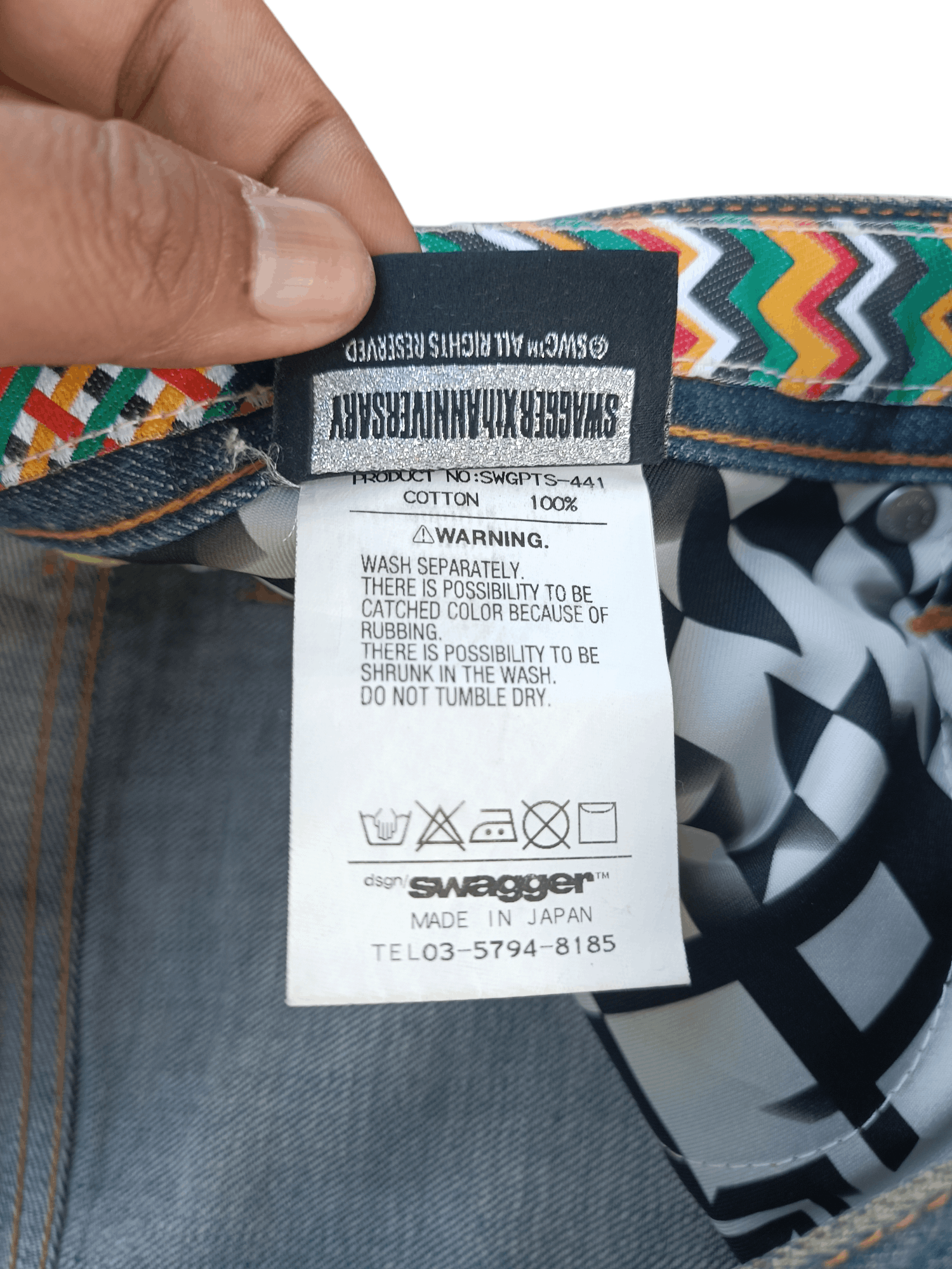 Japanese Brand × Swagger × Vintage VINTAGE SWAGGER DENIM 🇯🇵 MADE IN JAPAN E209 Size US 33 - 11 Thumbnail