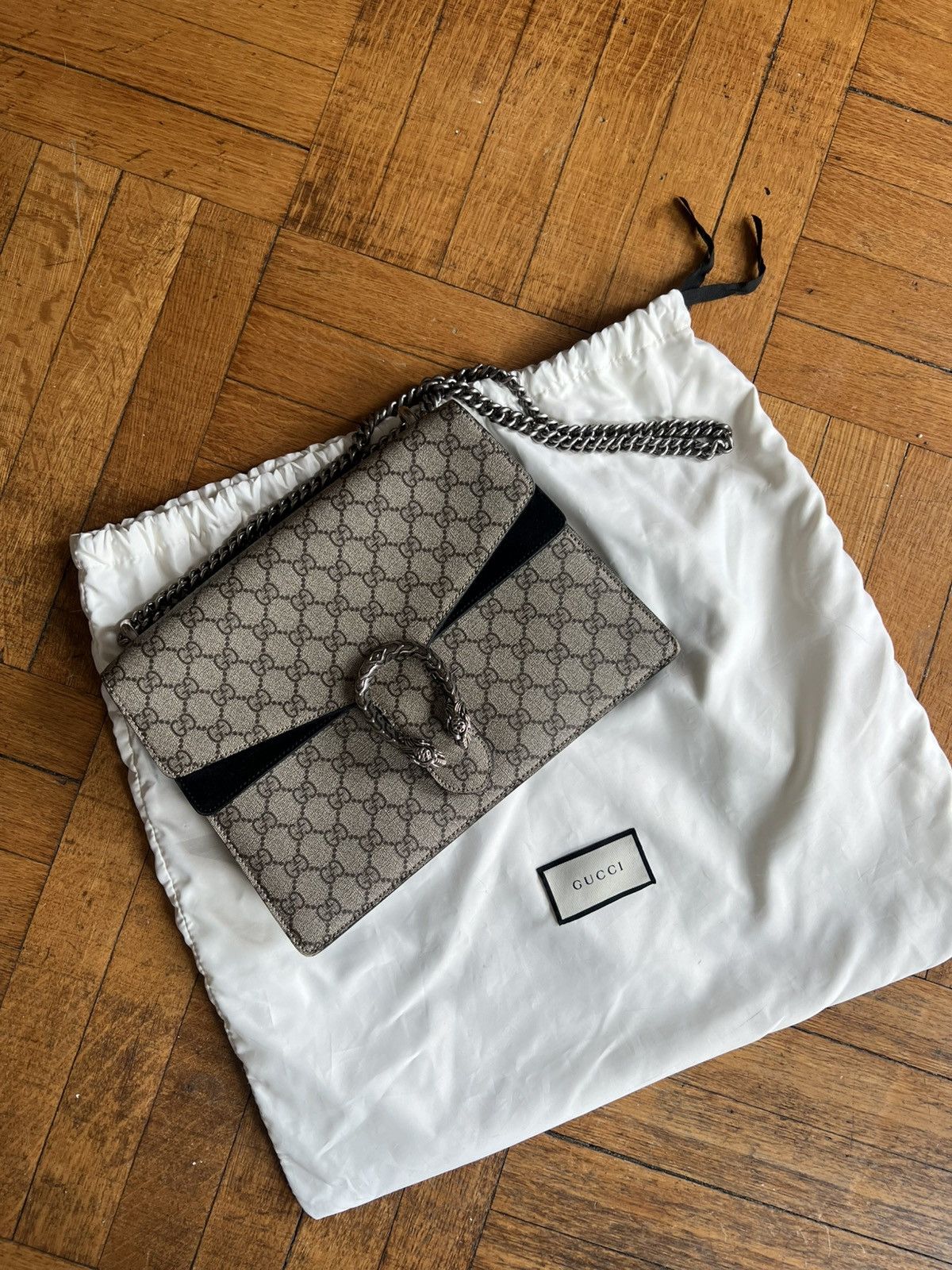 Gucci Gucci Dyonisus logo & black bag - Large Size ONE SIZE - 1 Thumbnail