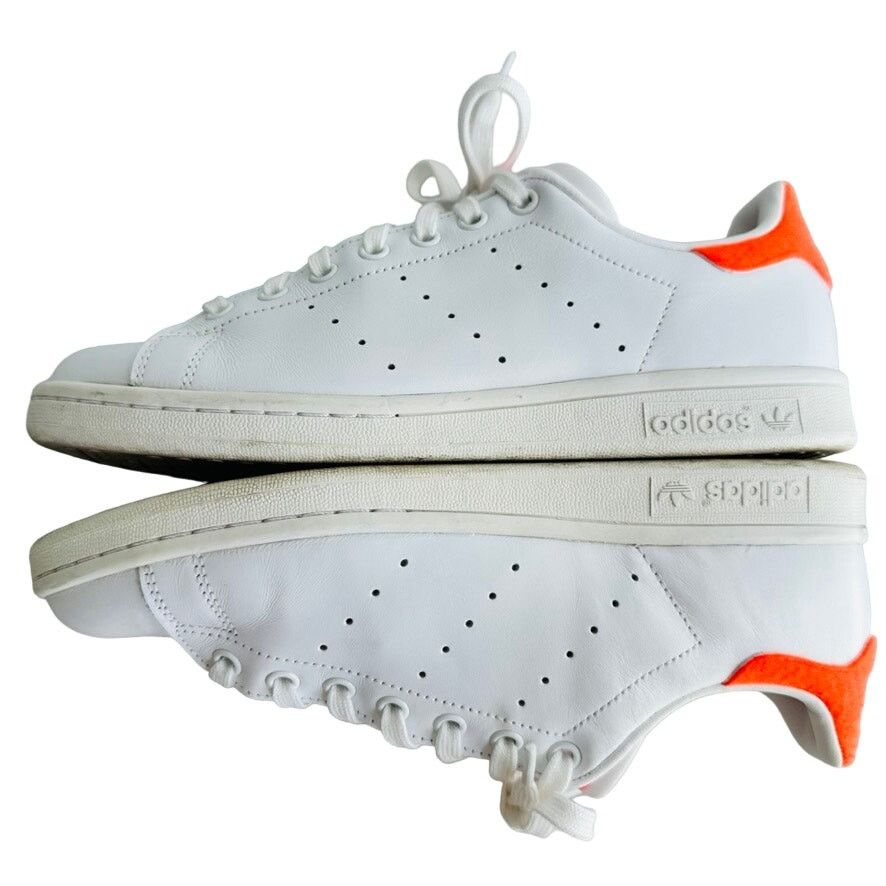 Adidas Adidas Stan Smith White Solar Red Tennis Ball Felt Size 8.5 Size US 9 / EU 42 - 6 Thumbnail