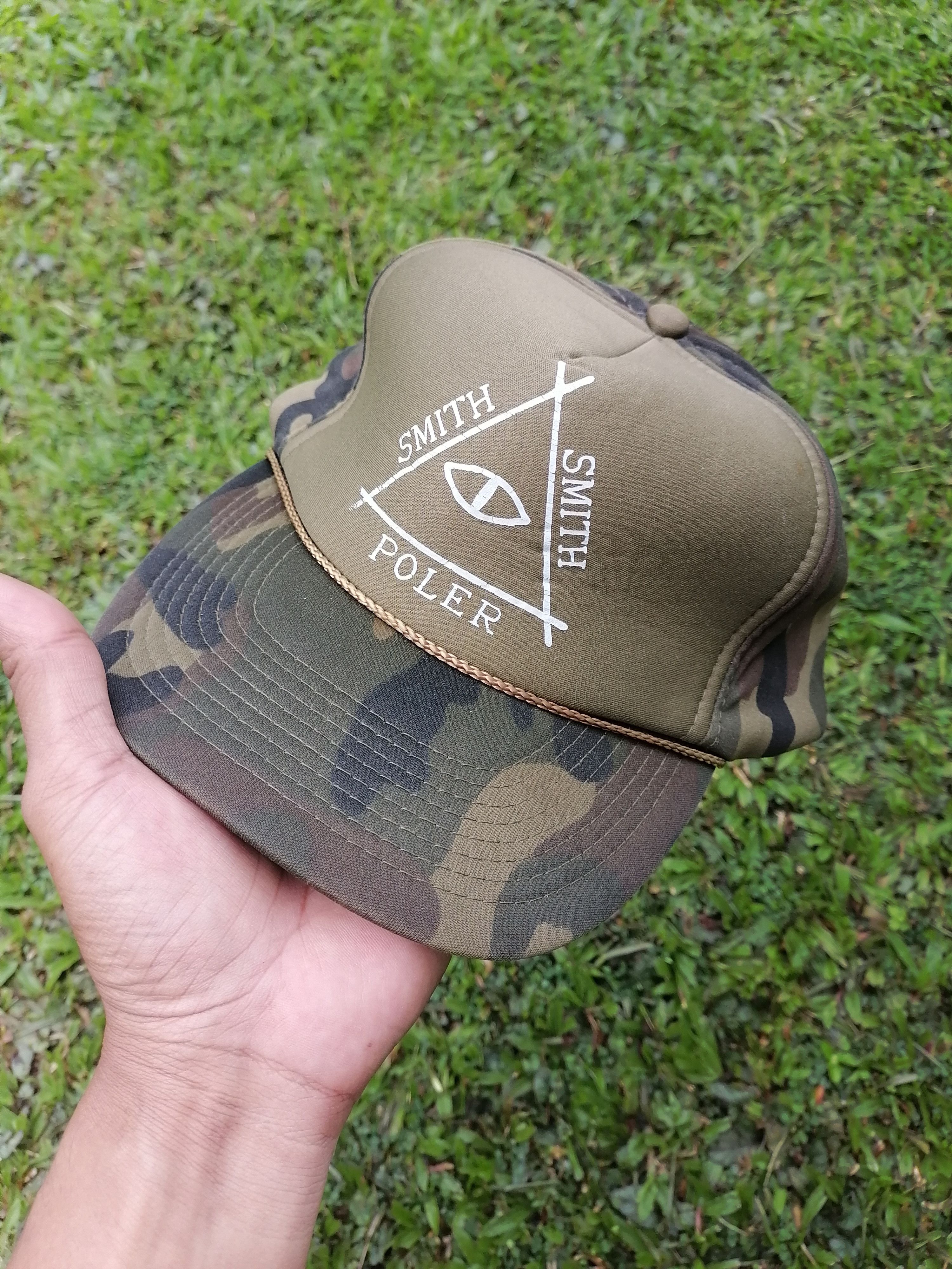 Poler Smith Camp Vibes Skateboard Camo Snapback Caps
