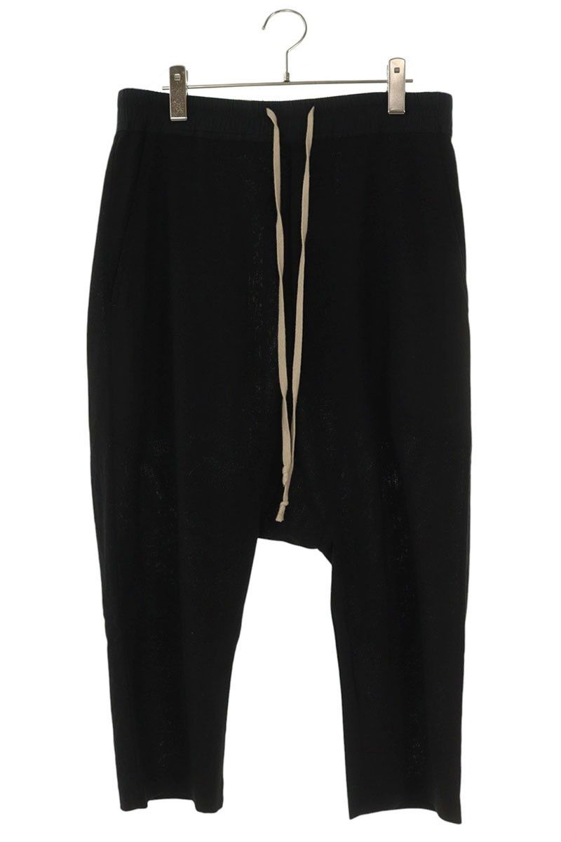 Rick Owens Special line FOREVER Drawstring Long Pants Black Sz 46
