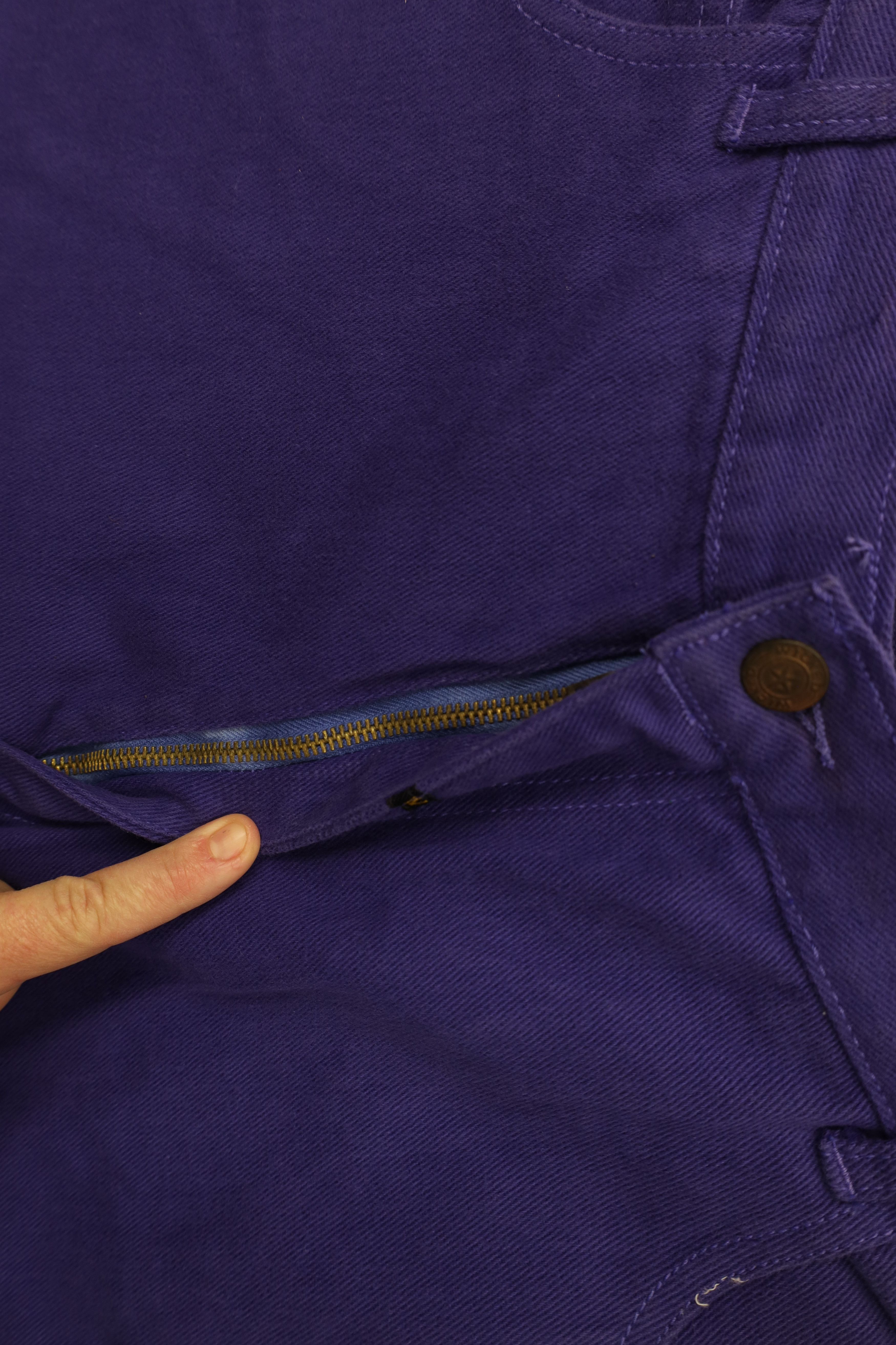 Vintage Deadstock Vintage 90s Streetwear Fit Skateboard Jeans Purple Size US 42 / EU 58 - 8 Thumbnail