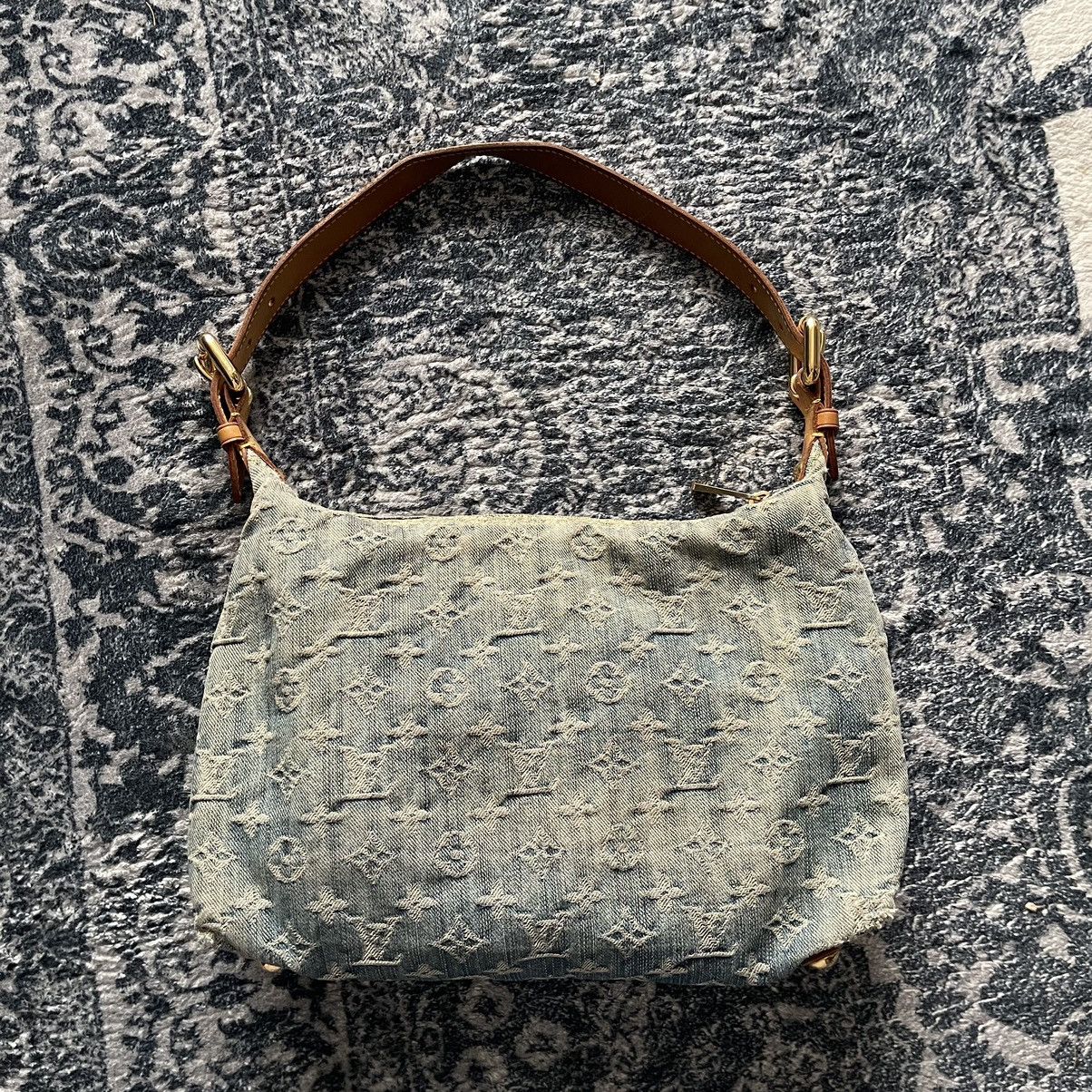 Louis Vuitton × Vintage Louis Vuitton Baggy PM Monogram Denim Shoulder Bag Size ONE SIZE - 7 Thumbnail
