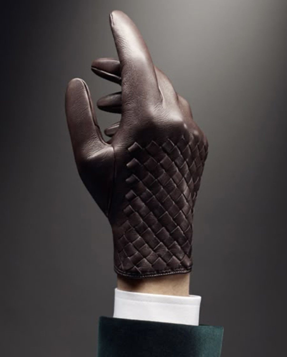 Bottega Veneta 👐🏾Bottega Veneta woven leather gloves Size ONE SIZE - 2 Thumbnail