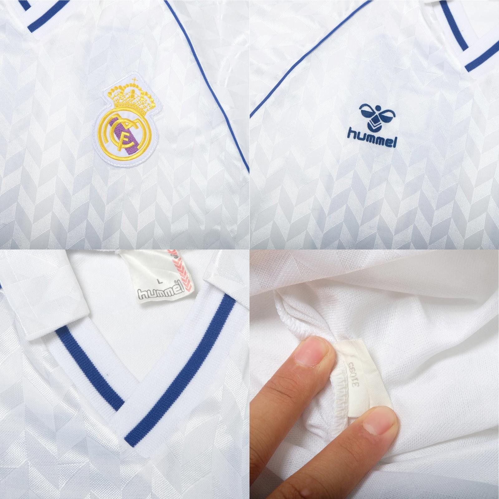 Hummel 1986/88 Real Madrid Home Shirt (M) Size US M / EU 48-50 / 2 - 6 Thumbnail