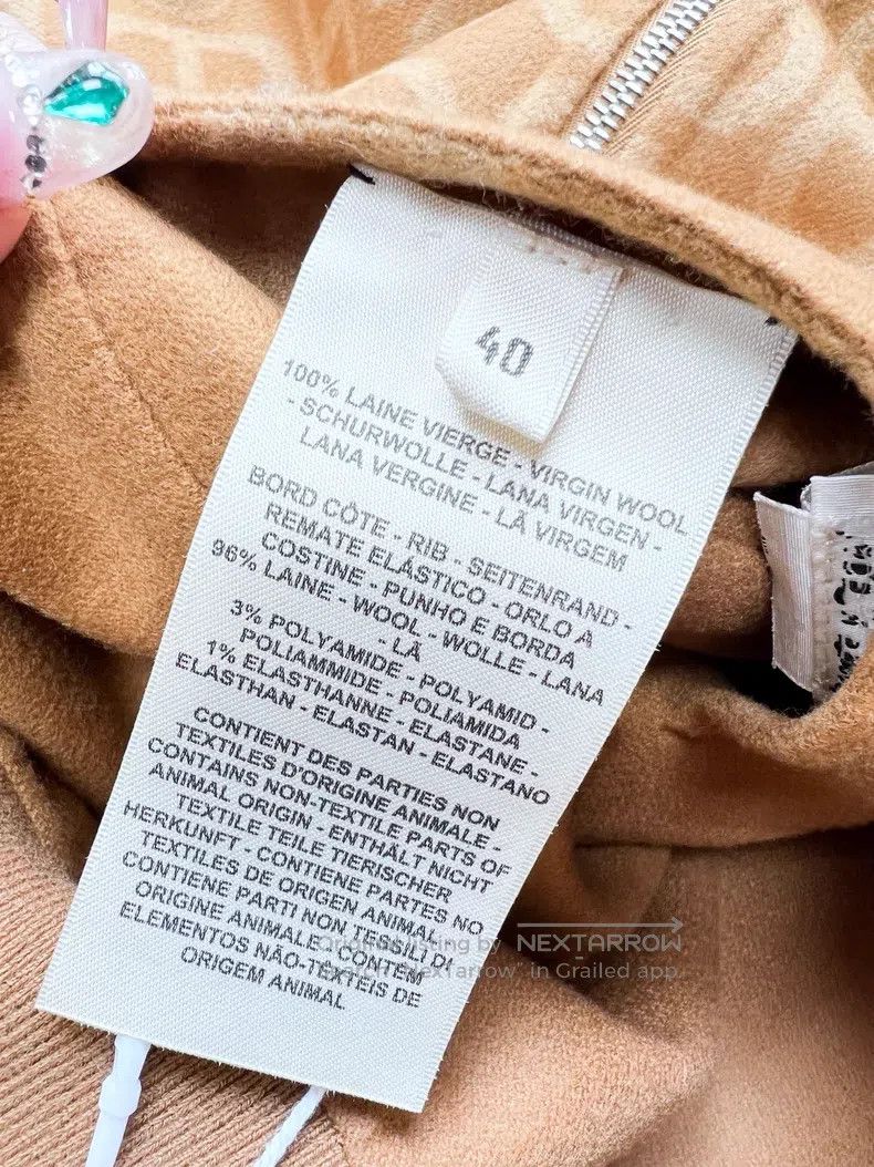 Hermes Hermes Brown Pig Nose Full-print Two-sided Wear Cashmere L Size S / US 4 / IT 40 - 8 Thumbnail