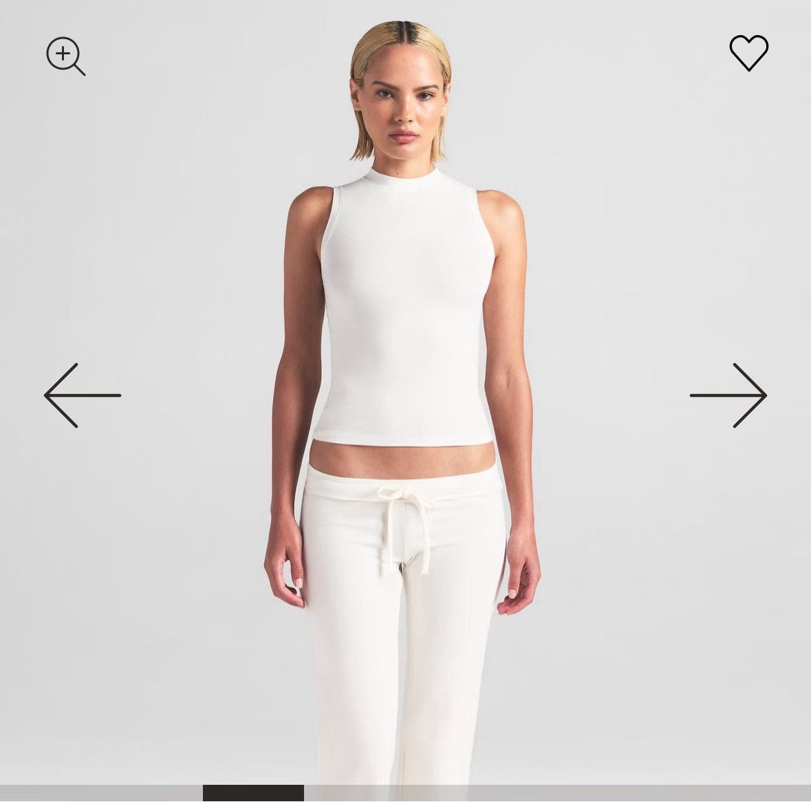 Designer × SKIMS COTTON JERSEY LOW RISE CROP PANT | MARBLE SIZE M Size M / US 6-8 / IT 42-44 - 3 Thumbnail