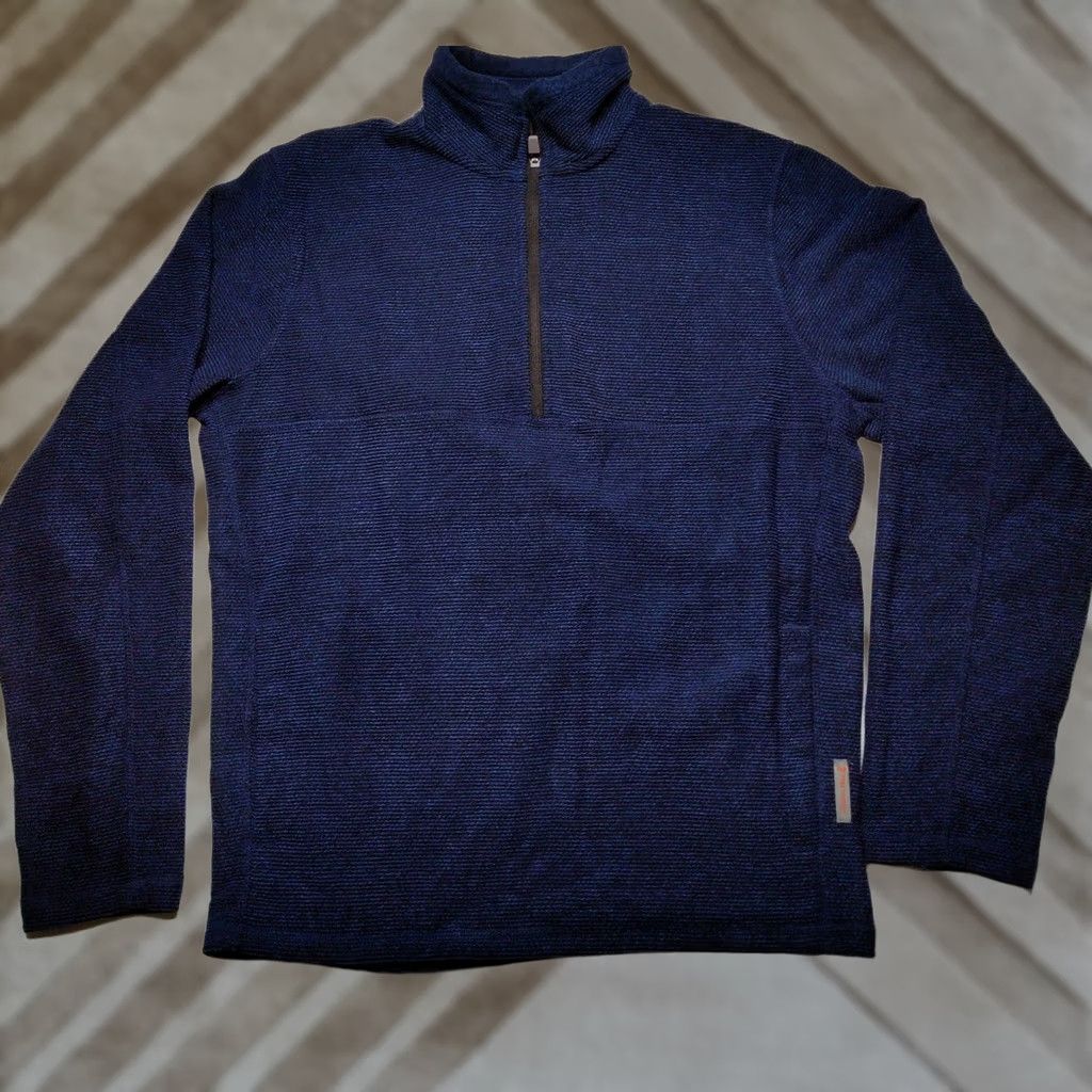 Free Country Free Country Men Small Bright Blue 1/4 Zip Layered Textured Pullover Sweatshirt Modern Mens Small Bright Blue 1/4 Zip Layered Textured Pullover Size US S / EU 44-46 / 1 - 1 Thumbnail