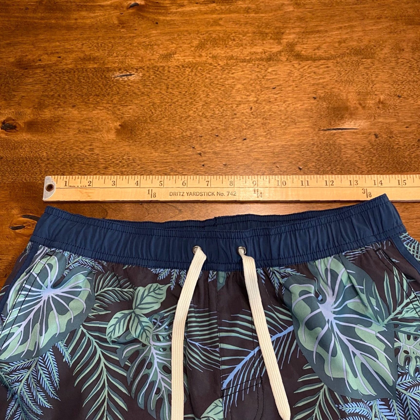 Nike Nike Fair Harbor Shorts Mens 8" Inseam Blue Floral Lined Drawstring Casual Size US 31 - 3 Thumbnail