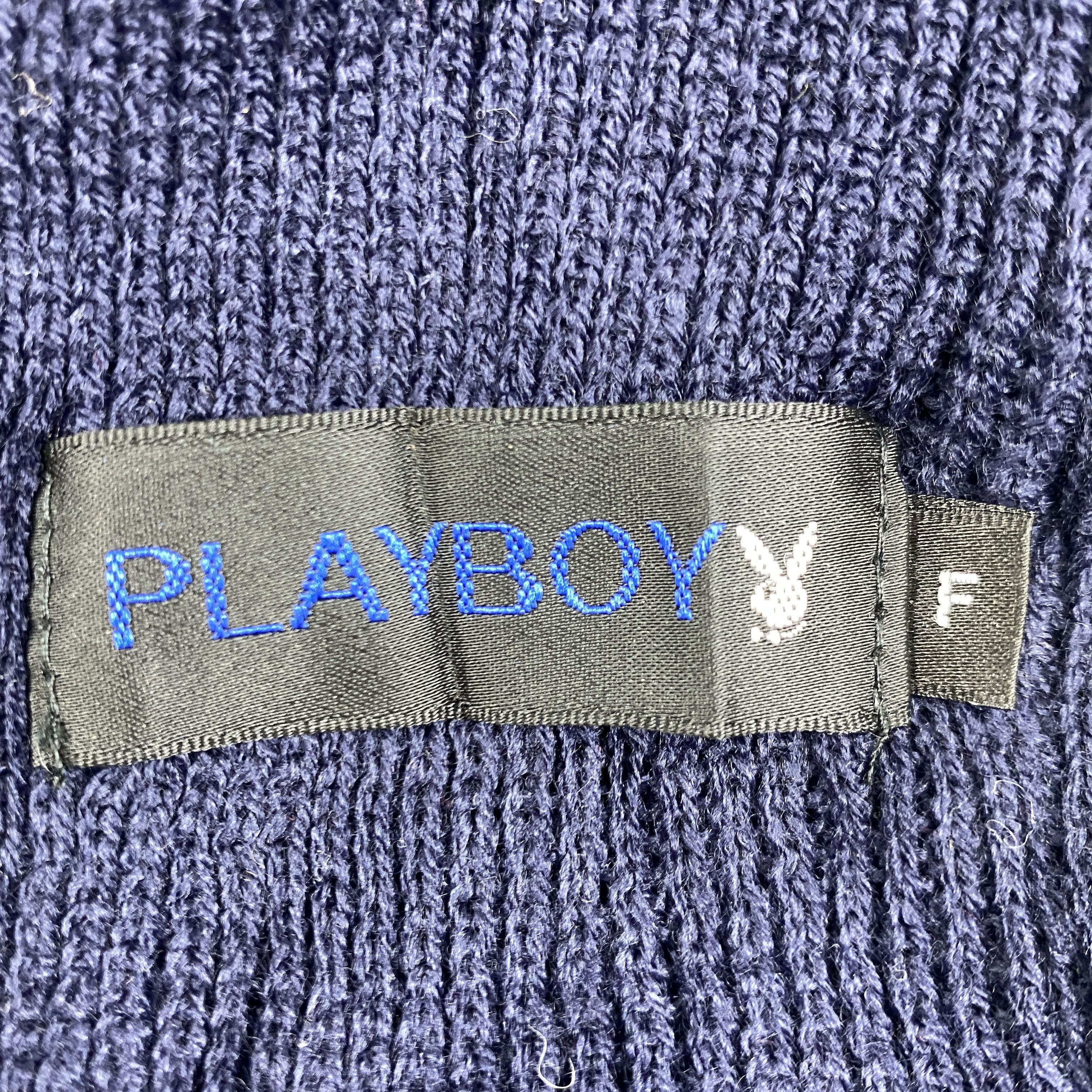 Japanese Brand Playboy Small Logo Snow Cap Beanie Hat - BN1154 Size ONE SIZE - 8 Thumbnail