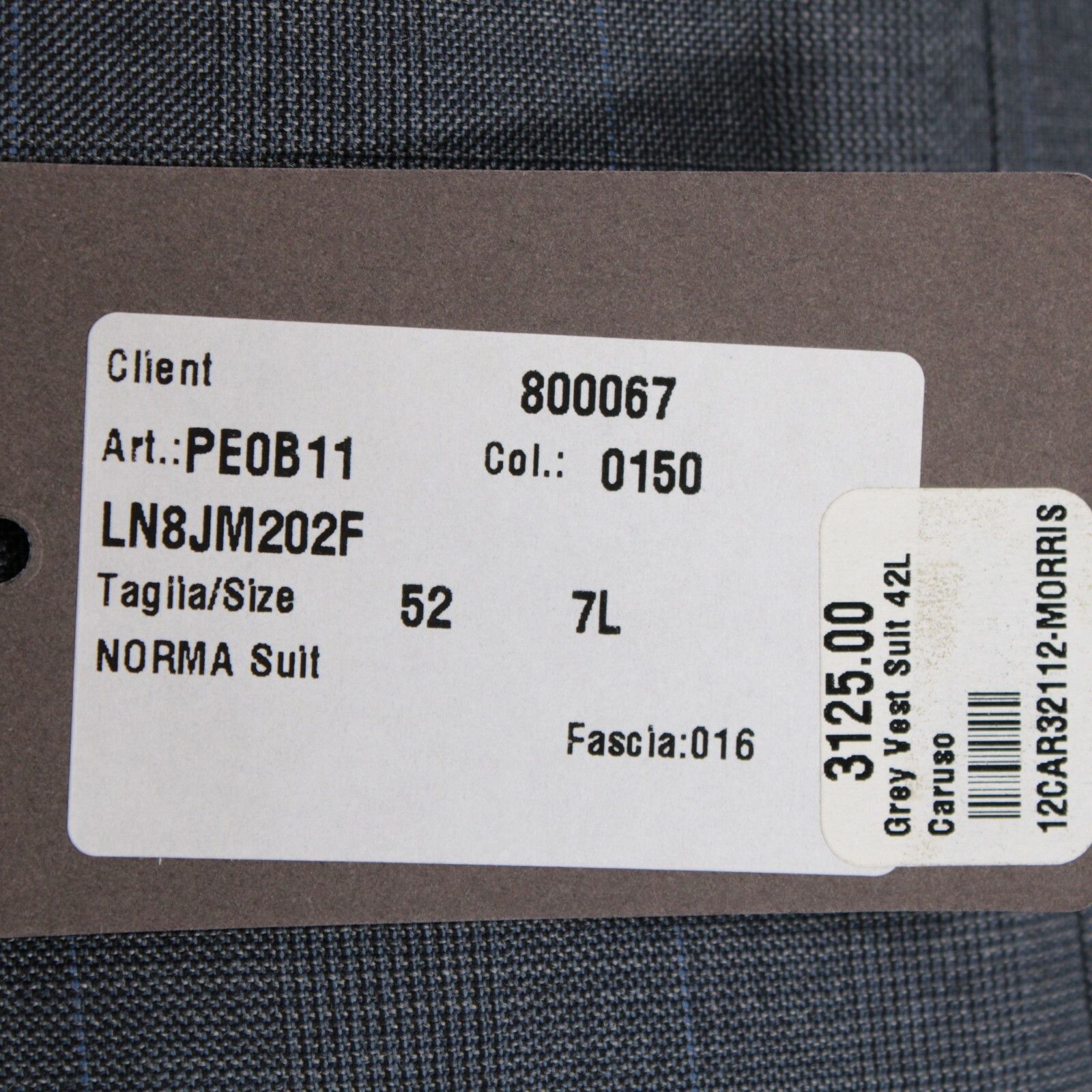 Caruso Caruso Suit Size US 42 Long in Blue Size 42R - 7 Thumbnail