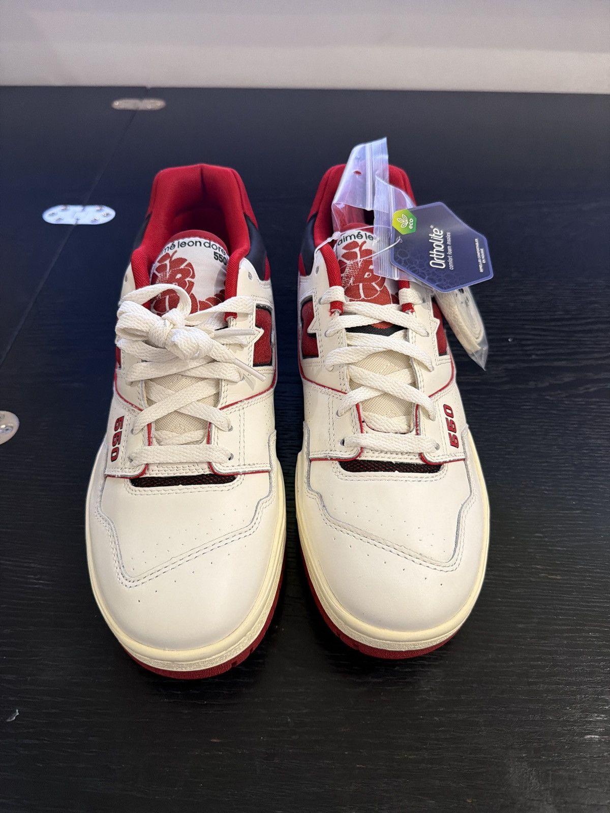 Aime Leon Dore × New Balance New Balance 550 Aimé Leon Dore Red/Beige Size US 9.5 / EU 42-43 - 3 Thumbnail