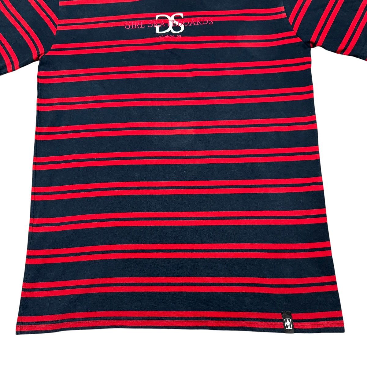 Girl Skateboards Vintage Girl Skateboards Striped Shirt Red Blue Size US L / EU 52-54 / 3 - 6 Thumbnail
