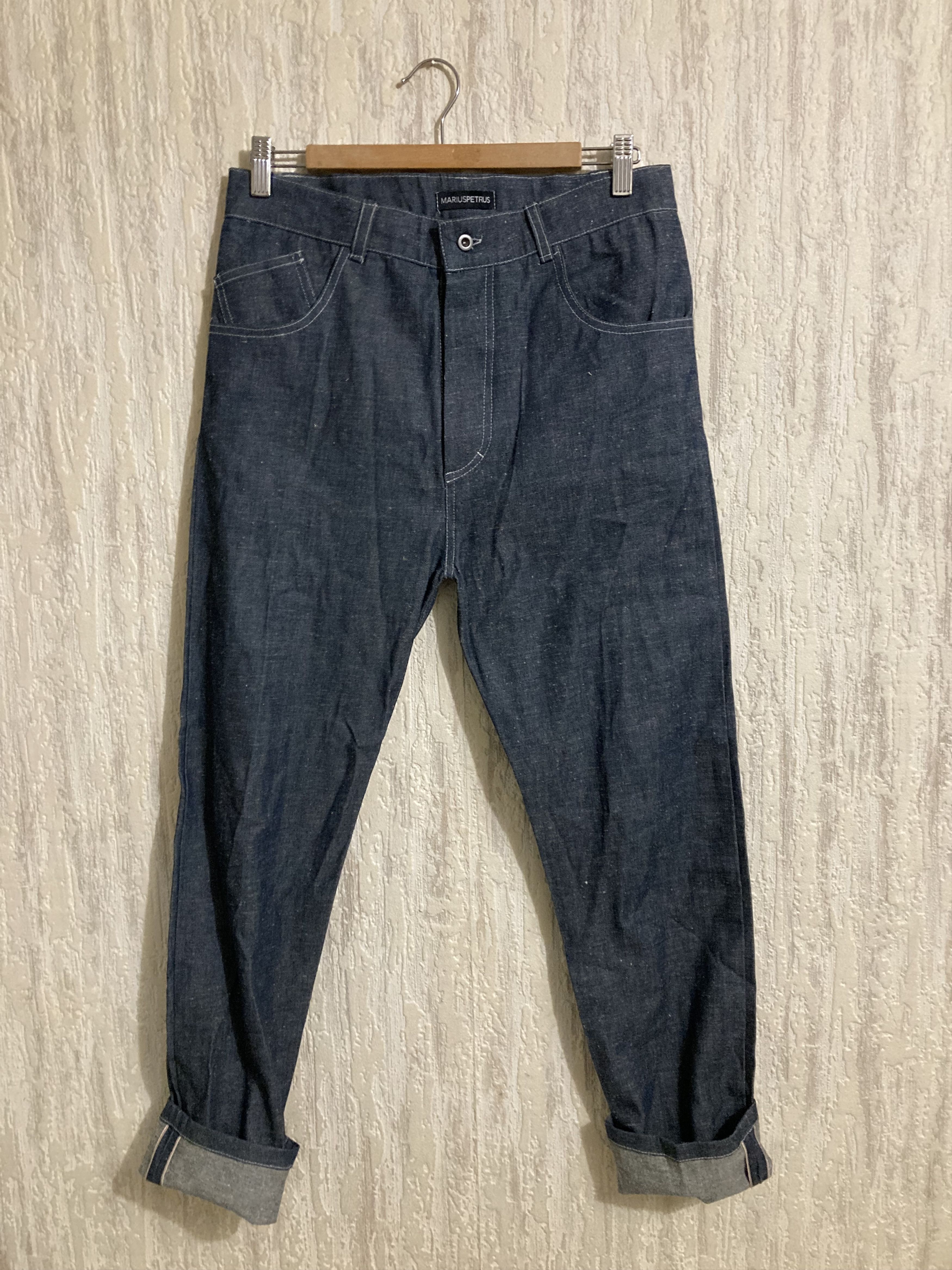 Other Marius Petrus Men's Straight Denim Selvage Denim Pants Size US 29 - 1 Thumbnail