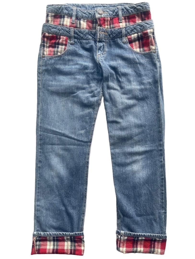 Japanese Brand Japanese Brand Double Waist Jeans Size US 32 / EU 48 - 1 Thumbnail