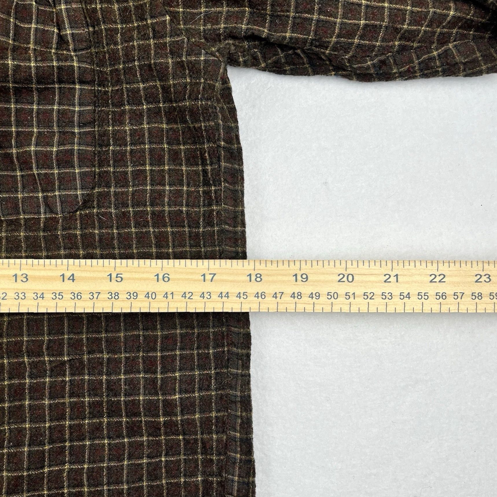 Pendleton VINTAGE Pendleton Sir Pendleton Flannel Brown Plaid Medium Shirt Womens Size M / US 6-8 / IT 42-44 - 4 Thumbnail