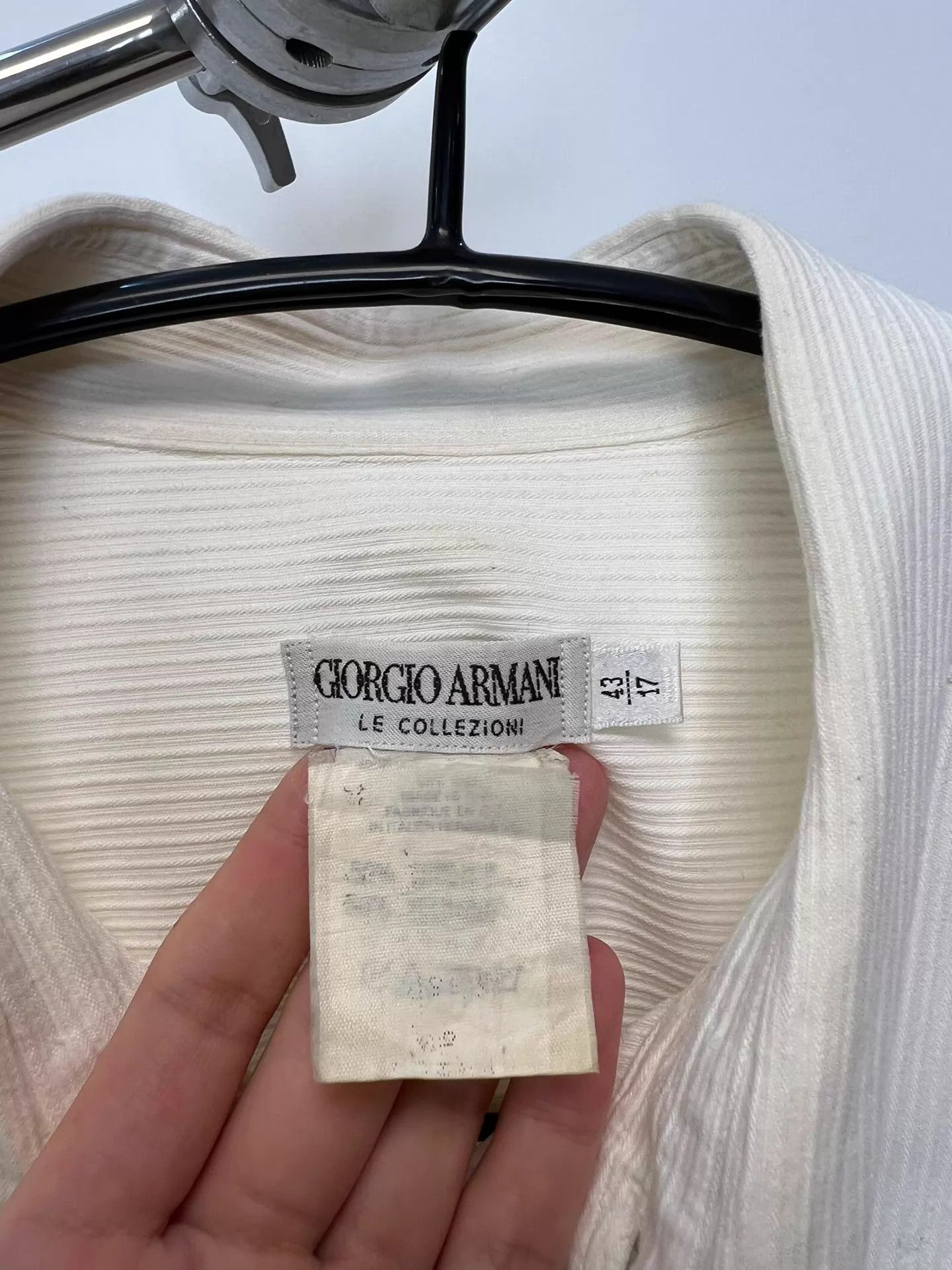 Giorgio Armani Giorgio Armani 00s Oversized Pleated Shirt Size US XXL / EU 58 / 5 - 7 Thumbnail