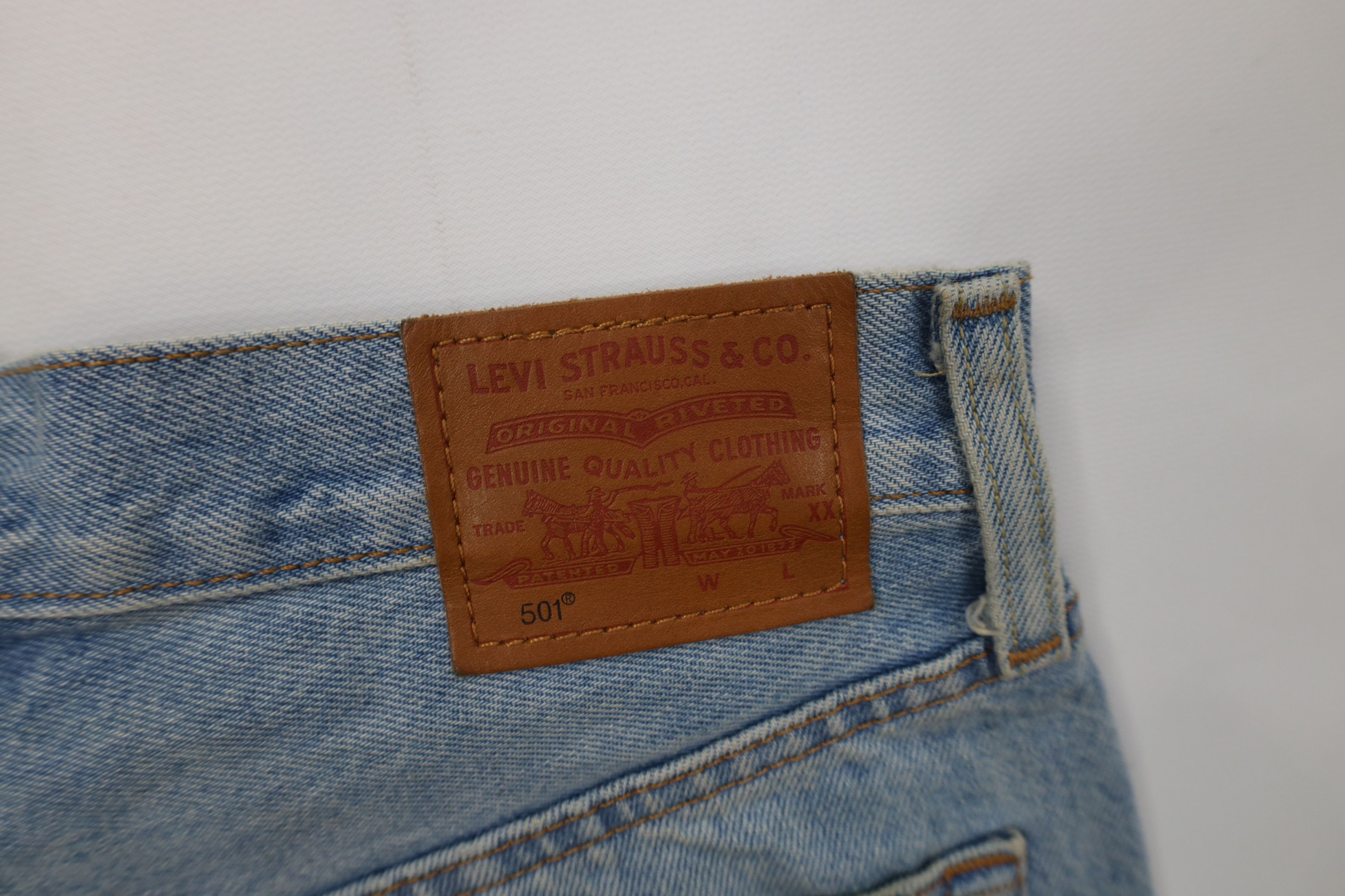 Levi's Vintage Y2K Levis 501xx Button Fly Original Denim Shorts Size 25" / US 0 / IT 36 - 14 Thumbnail
