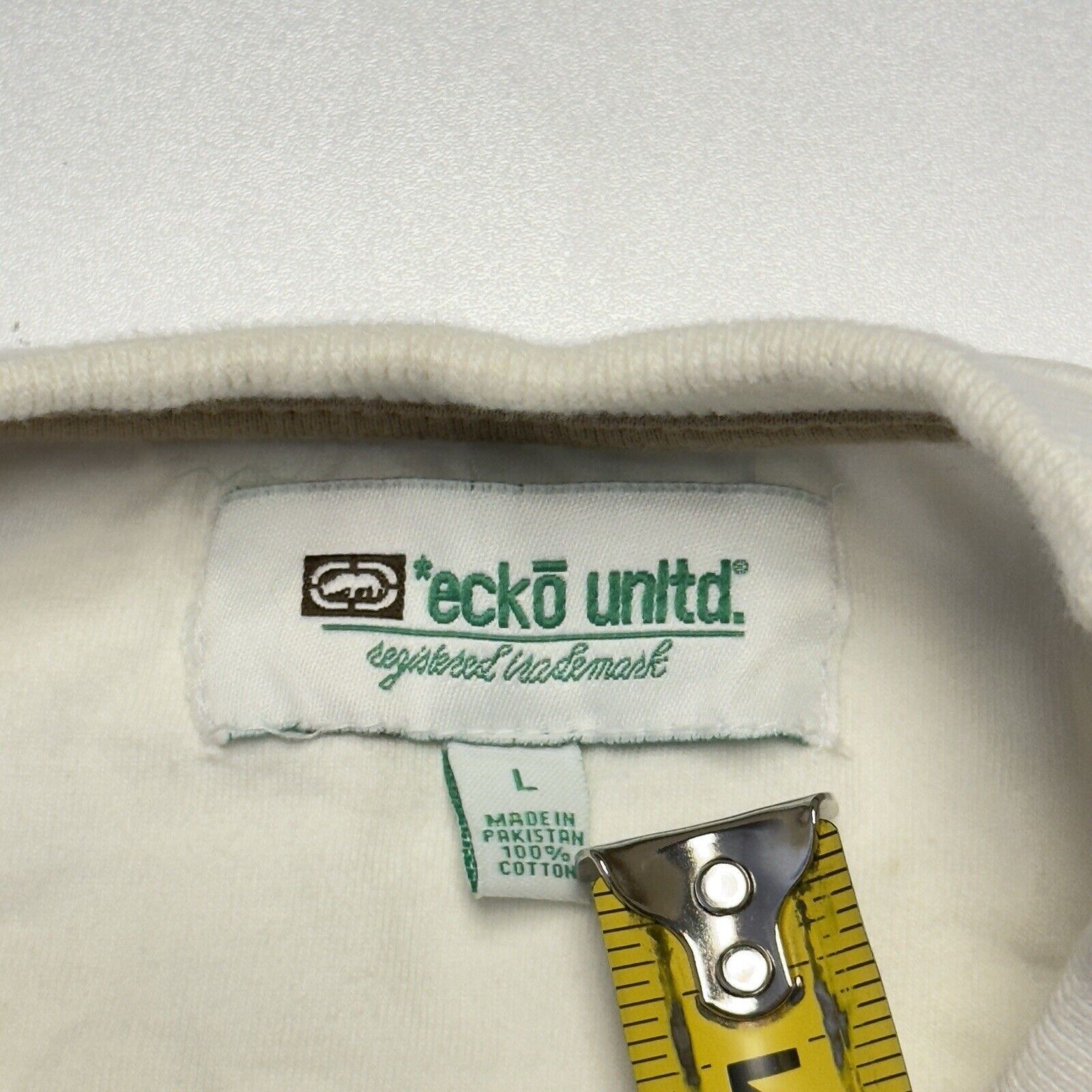 Ecko Unltd. × Vintage Vintage Y2K Ecko Unltd T Shirt Mens Large White Streetwear F Size US L / EU 52-54 / 3 - 5 Thumbnail