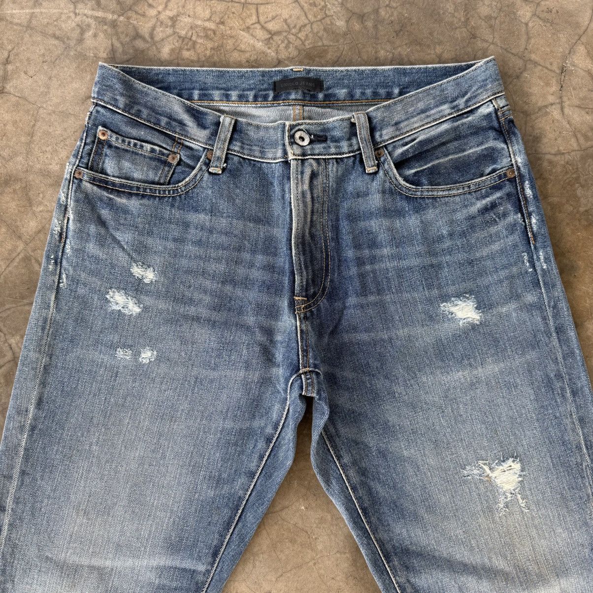 Japanese Brand W34x30 Vintage Japanese Streetwear Faded Denim Jean Size US 34 / EU 50 - 2 Thumbnail