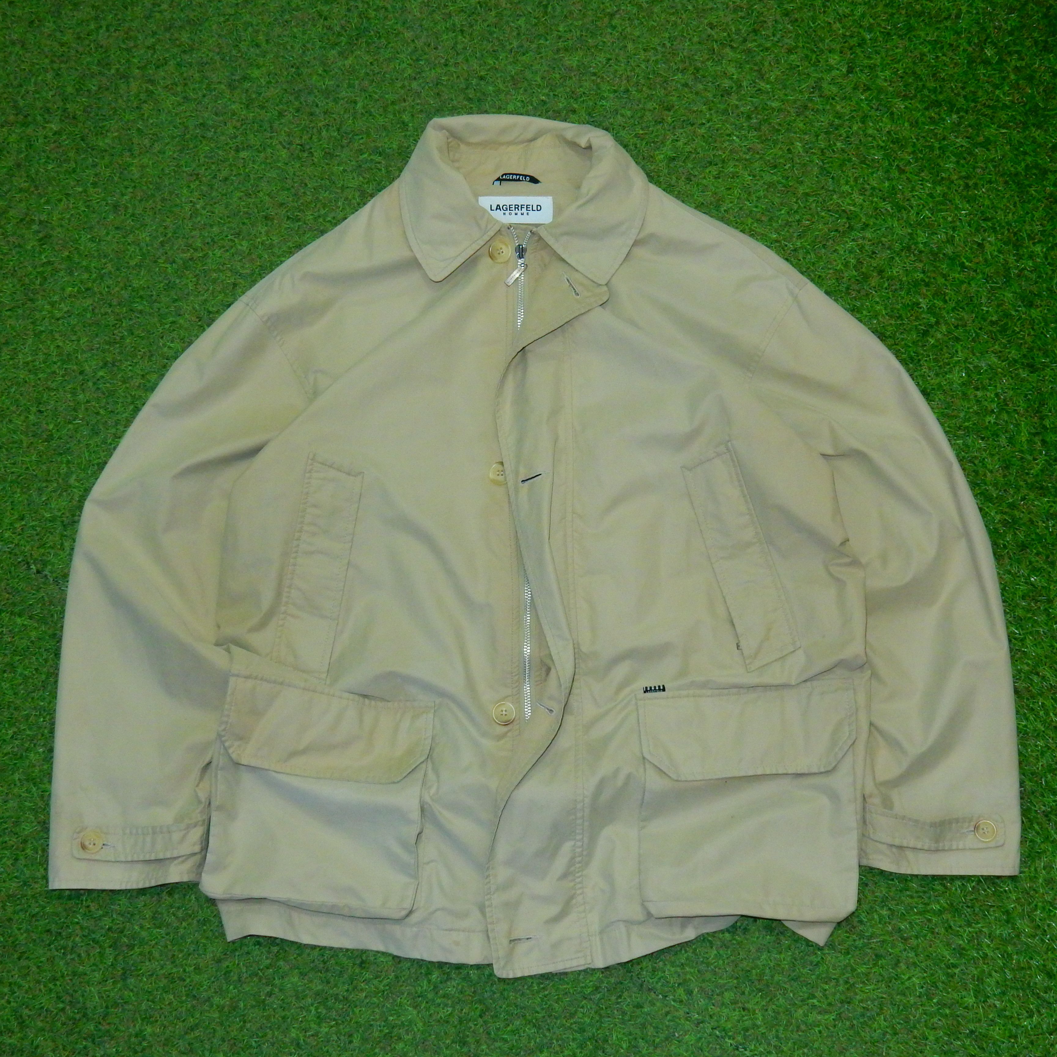 Karl Lagerfeld × Vintage Lagerfeld vintage beige jacket - L Size US L / EU 52-54 / 3 - 1 Thumbnail