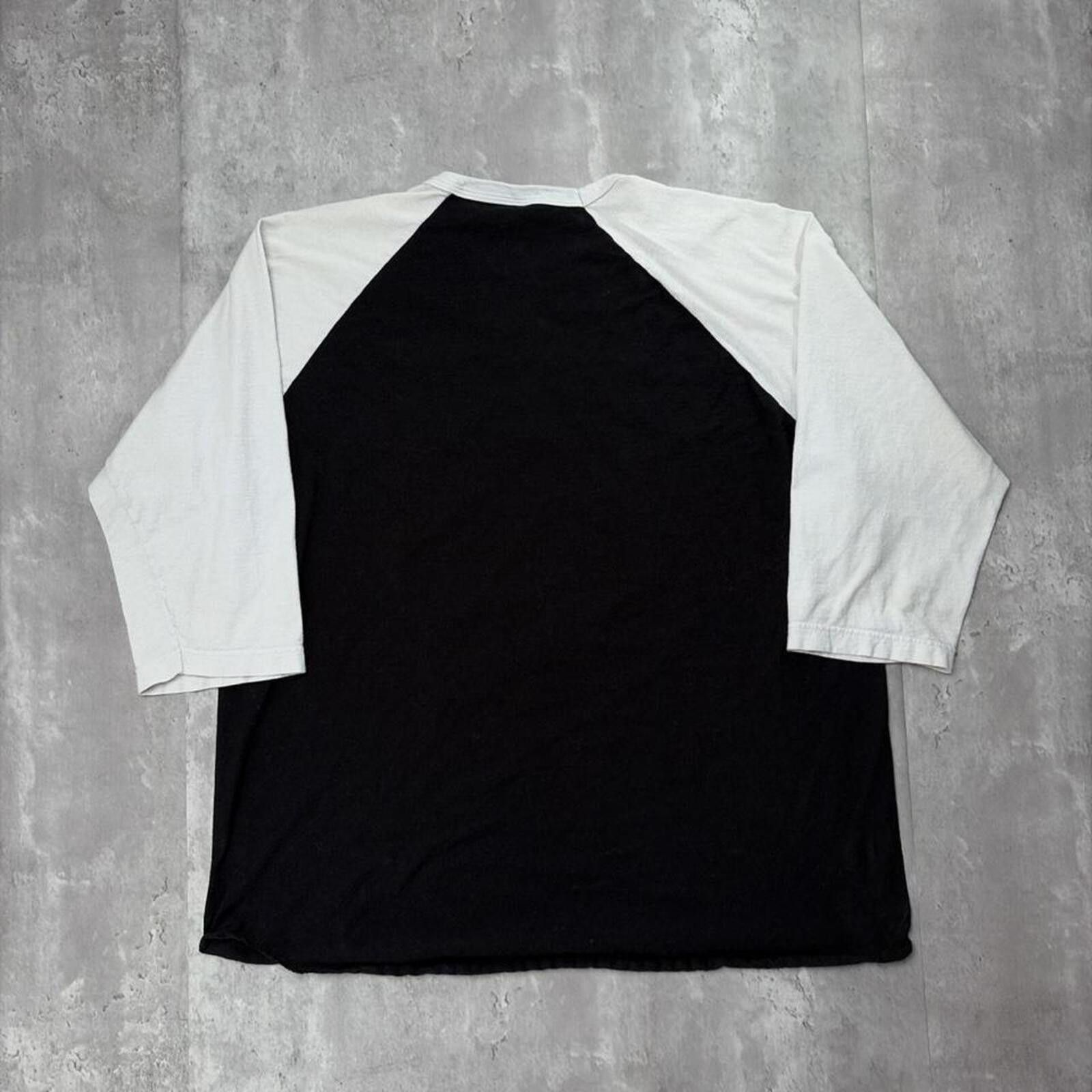 Other Y2K Black Def Leppard Grunge 3/4 Sleeve Gothic Band Shirt Size US XL / EU 56 / 4 - 7 Thumbnail