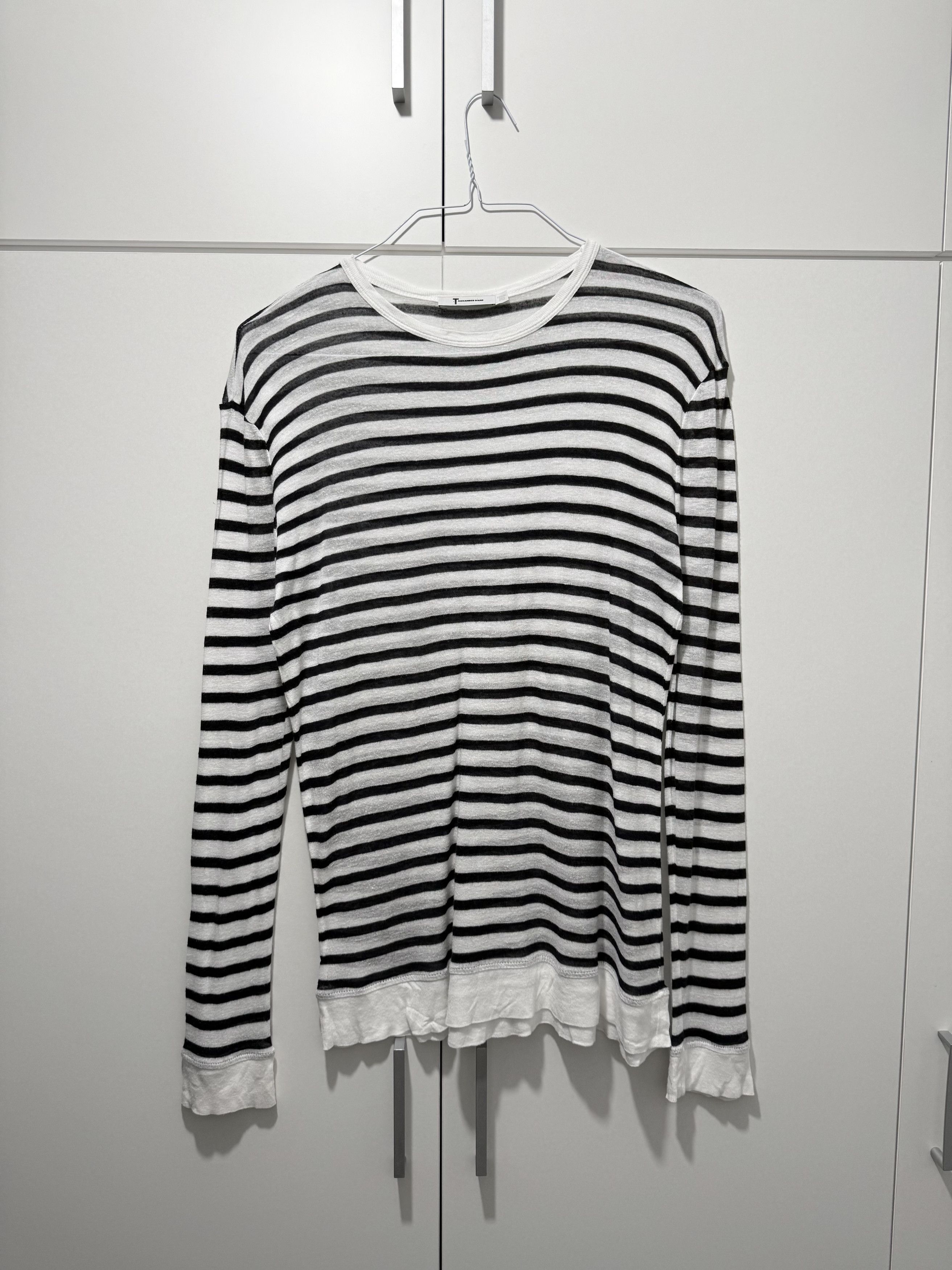 Alexander Wang Alexander Wang Cotton Stripped Top Long sleeve (S) Size S / US 4 / IT 40 - 1 Thumbnail