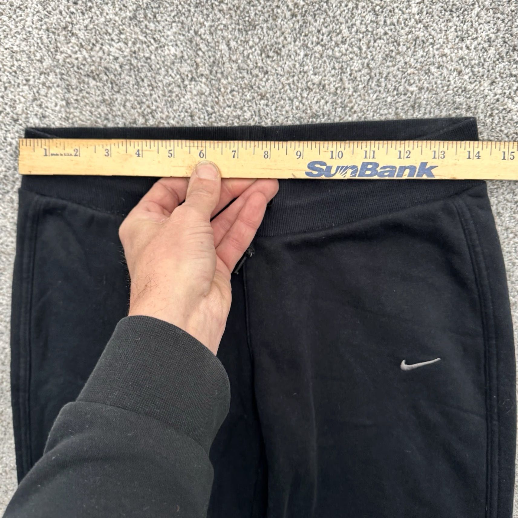 Nike VINTAGE Nike The Athletic Dept Drill Pants XS Sweatpants Drawstring Black Streetwear Swoosh Men Boys Mens Size US 27 - 4 Thumbnail