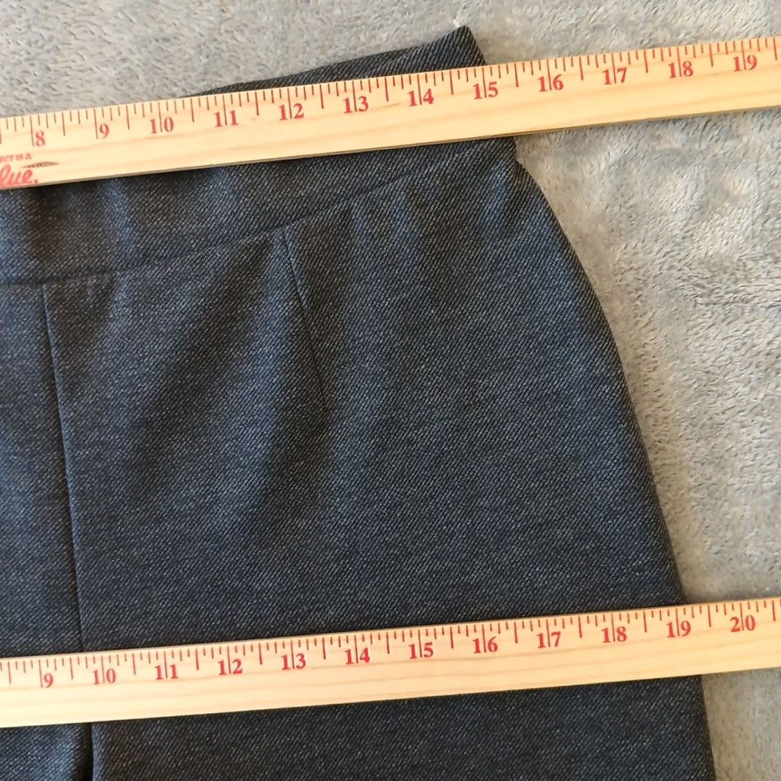 H&M H&M Legging Ankle Pants Womens Medium Gray Pull On Stretch High Rise 30x25 Knit Solid Regular Pants Women Wide 30in Inseam 25in Elevate Size 32" / US 10 / IT 46 - 3 Thumbnail