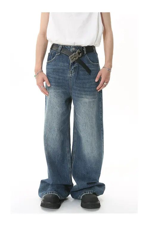 Other Vintage distressed mid-rise wide-leg jeans Size US 32 / EU 48 - 7 Thumbnail