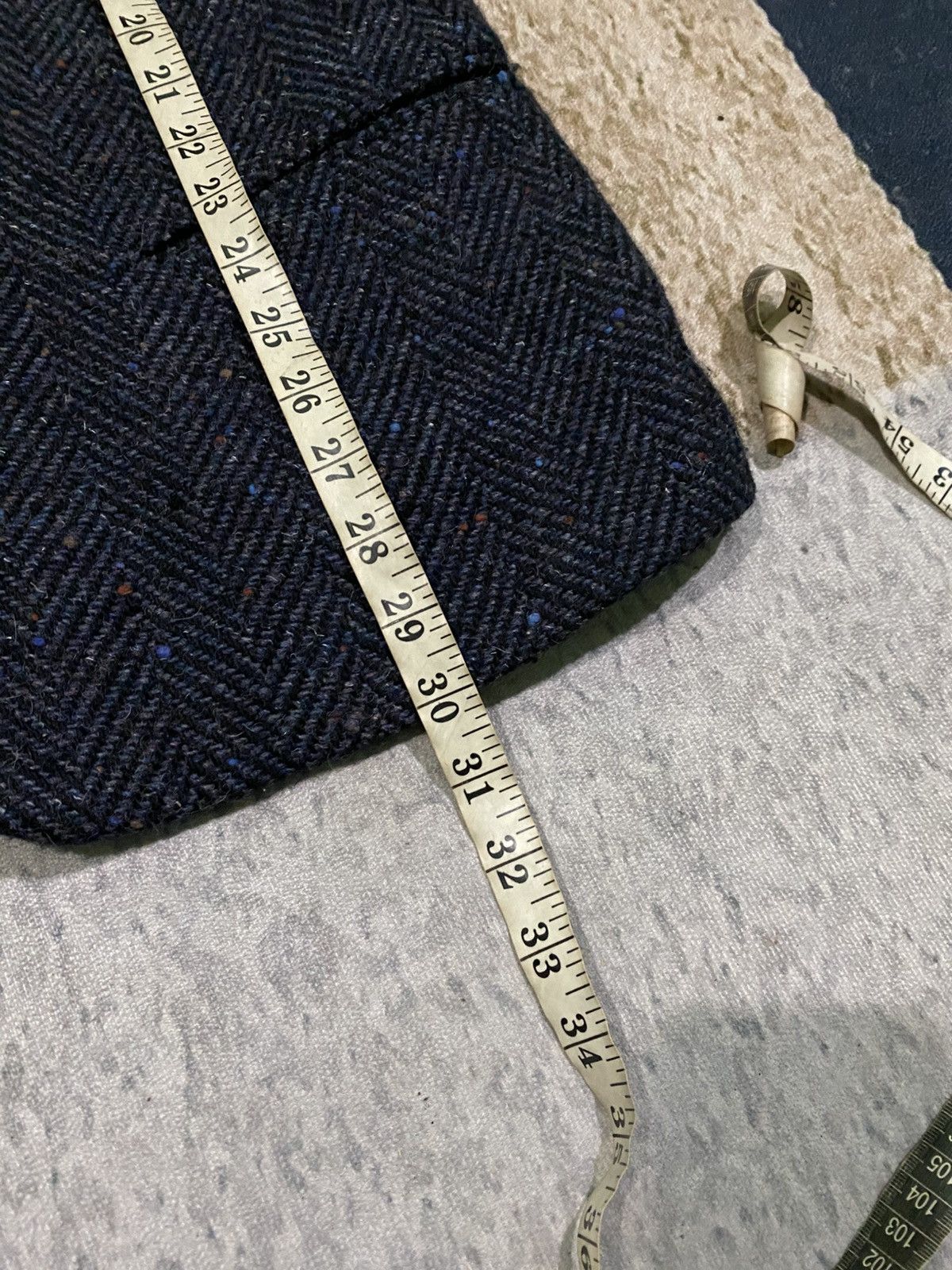 Boneville Vintage 80s Boneville Neppy Herringbone Tweed Jacket Size US M / EU 48-50 / 2 - 9 Thumbnail
