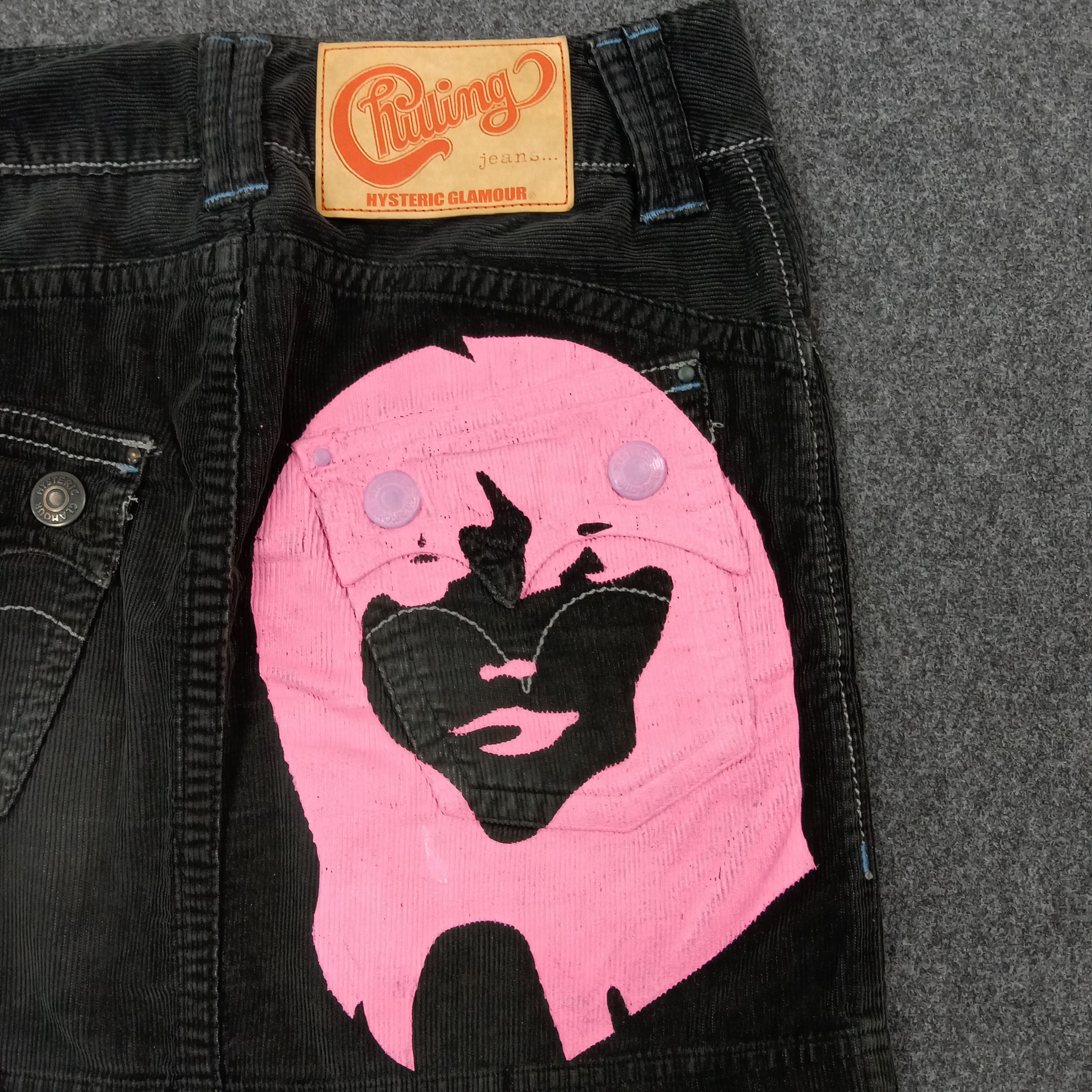 Hysteric Glamour Hysteric Glamour Japanese Corduroy Logo Skirt C265N6 Size 28" / US 6 / IT 42 - 2 Thumbnail