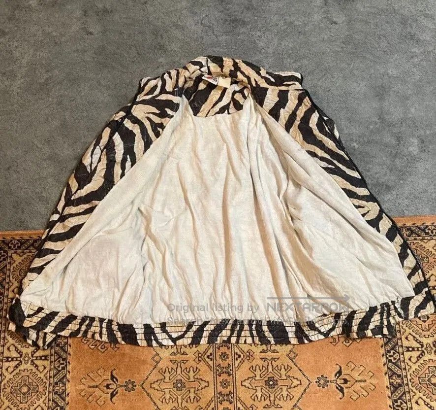 Other Vintage 80s-90s Zebra Print Jacket. Size US M / EU 48-50 / 2 - 4 Thumbnail