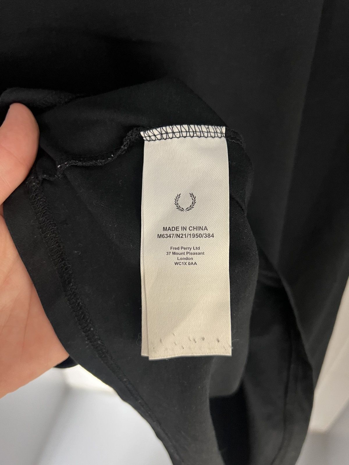 Fred Perry × Vintage VERY RARE FRED PERRY MONOGRAM LAMPAS T-SHIRT CLASSIC CASUAL Size US L / EU 52-54 / 3 - 6 Thumbnail