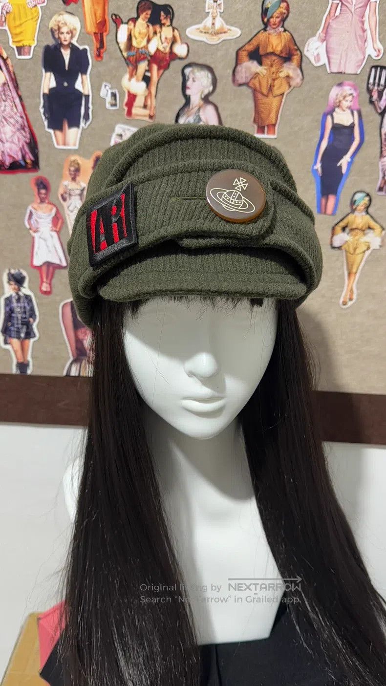 Vivienne Westwood Vivienne Westwood Military Green Hat Size ONE SIZE - 1 Thumbnail