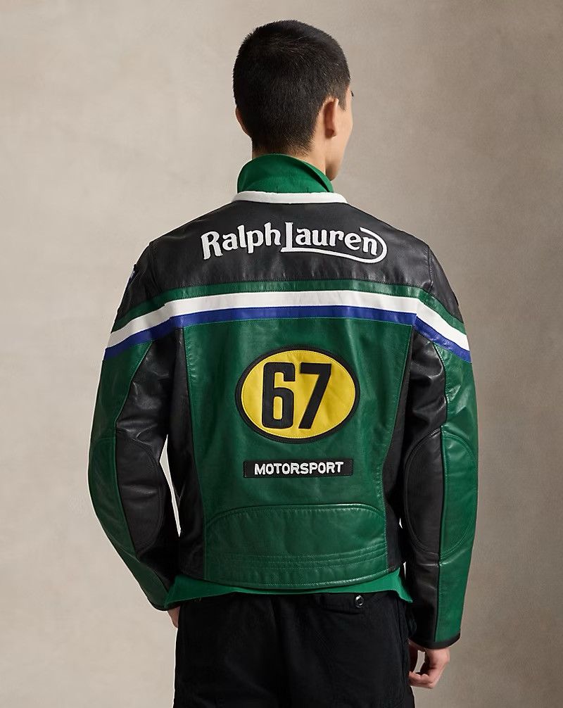 Polo Ralph Lauren Polo Ralph Lauren Leather Café Racer Jacket Size Large Size US L / EU 52-54 / 3 - 4 Thumbnail