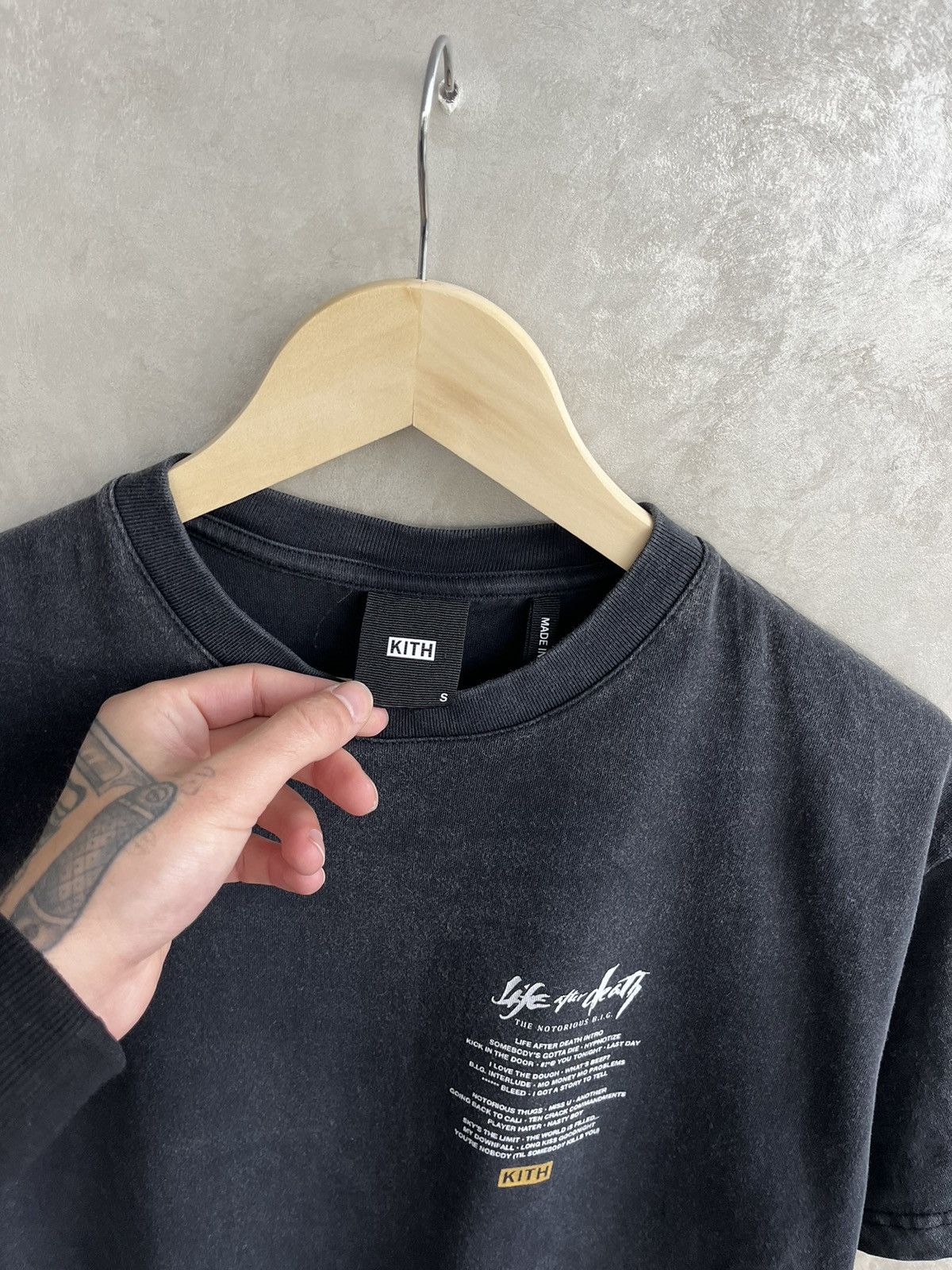 Kith × Rap Tees Kith x The Notorious Big Black T-shirt Size S Size US S / EU 44-46 / 1 - 3 Thumbnail