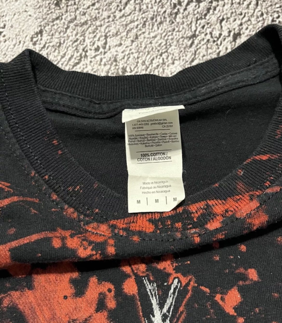 Gildan × Vintage Vtg Slayer All Over Print Metal T-shirt Size US M / EU 48-50 / 2 - 7 Thumbnail