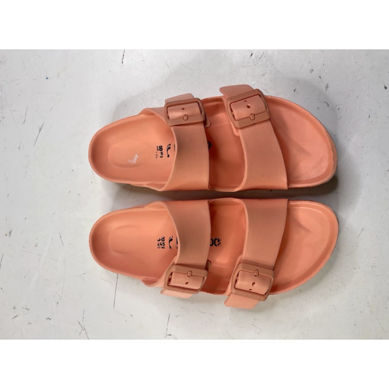 Birkenstock Birkenstock Arizona EVA Flip Flop Sandals Corral Peach Women's 38 US 7 SVG? Size US 7 / IT 37 - 2 Thumbnail