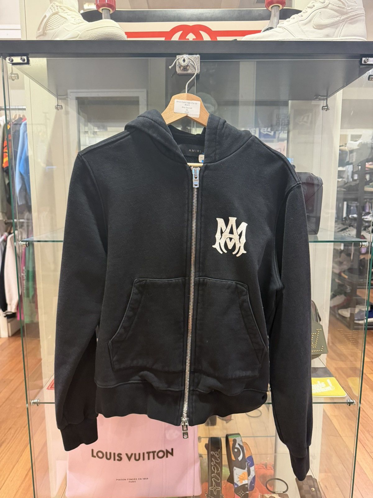 Amiri MA Core Logo Full Zip Hoodie