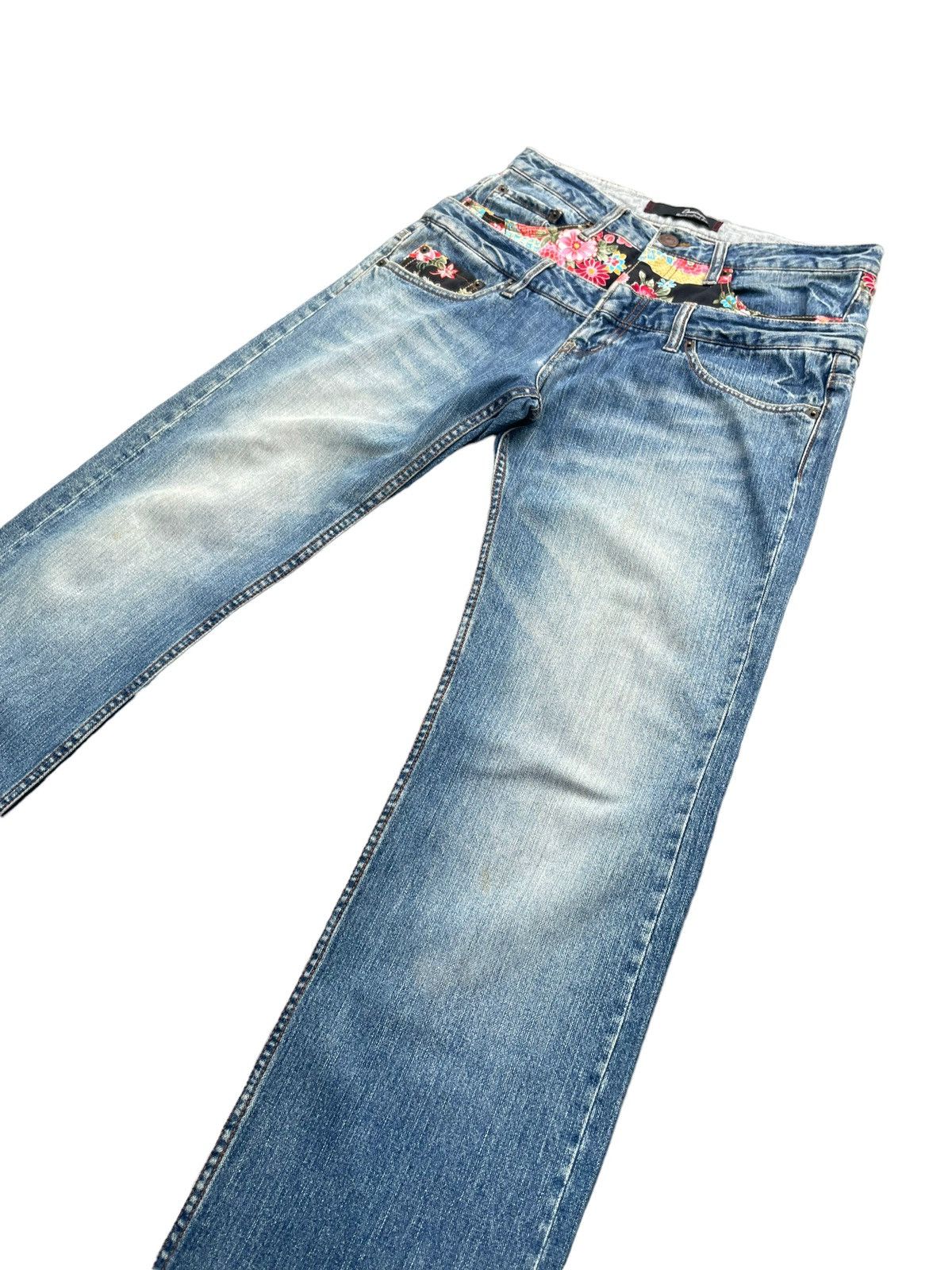 If Six Was Nine Dominate Handcrafted Double Waist Denim Size US 31 - 2 Thumbnail