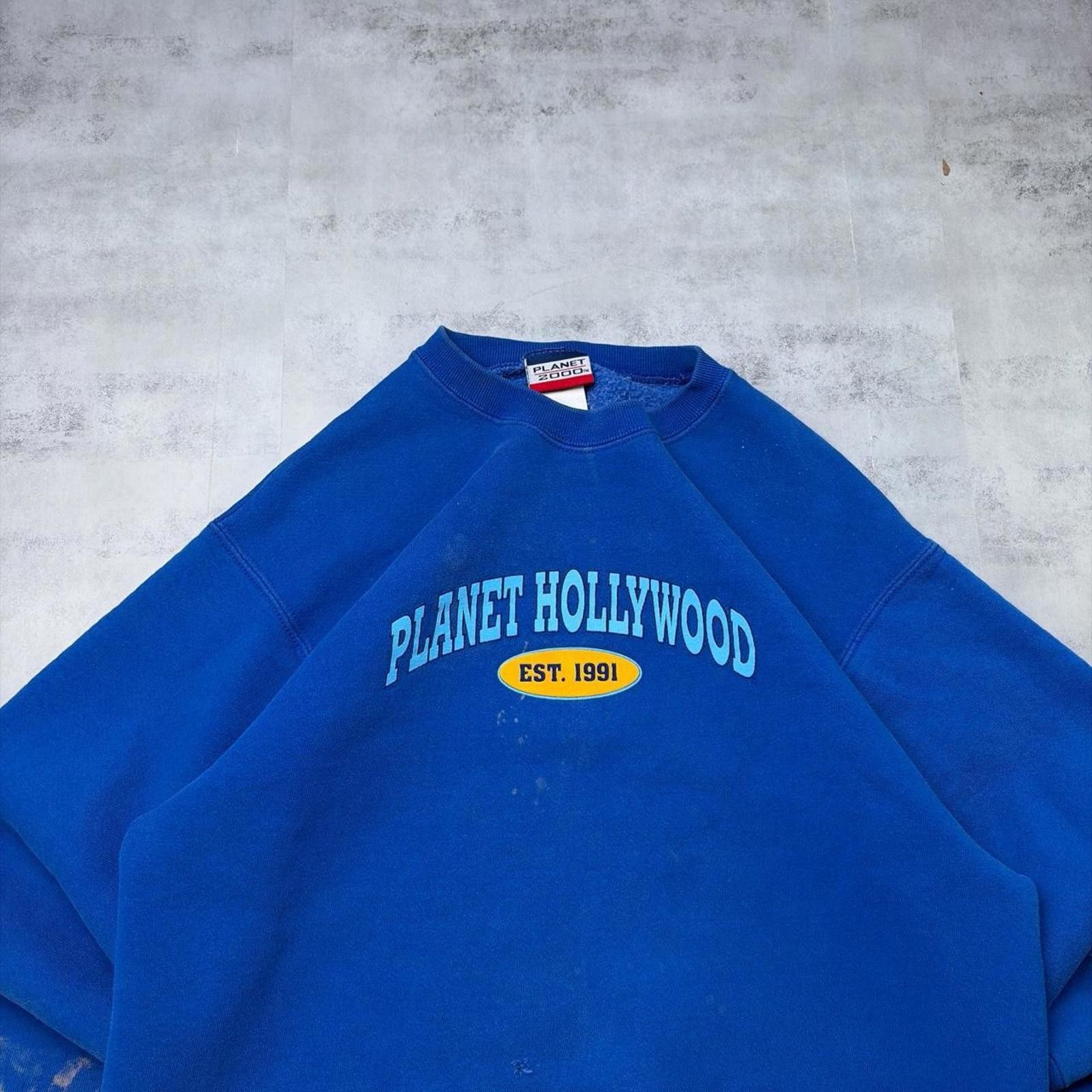 Planet Hollywood Vintage Planet Hollywood Grunge Distressed Crewneck Sweater Size US S / EU 44-46 / 1 - 3 Thumbnail