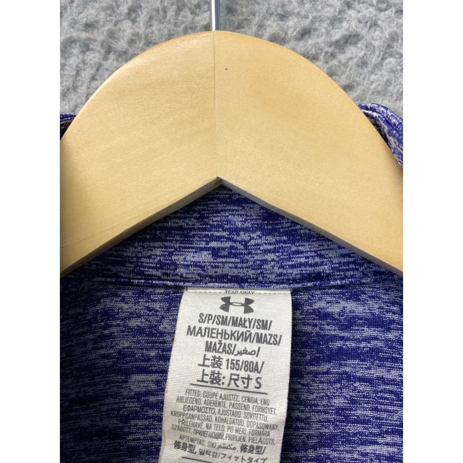 Under Armour Under Armour Womens Half-Zip Performance Pullover Blazing Purple S 122-7 Size S / US 4 / IT 40 - 4 Thumbnail