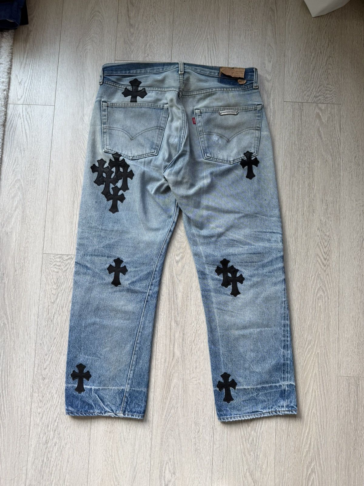 Chrome Hearts Chrome Hearts Levi’s 501 Denim Jeans Size US 36 / EU 52 - 2 Thumbnail