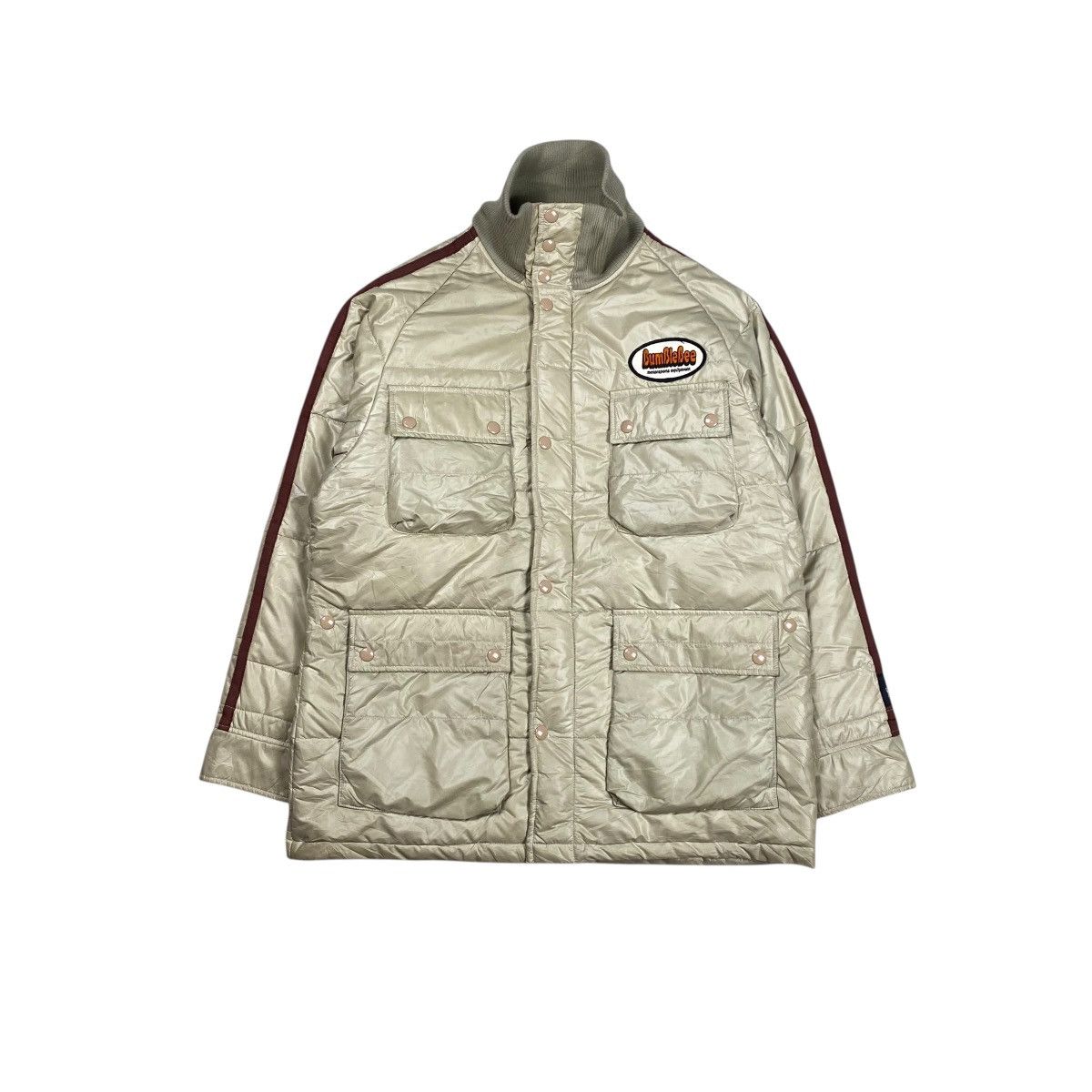 Japanese Brand × Pherrow's × Sports Specialties Pherrows Bumblebee Speed Specialties Down Jacket Size US L / EU 52-54 / 3 - 1 Thumbnail