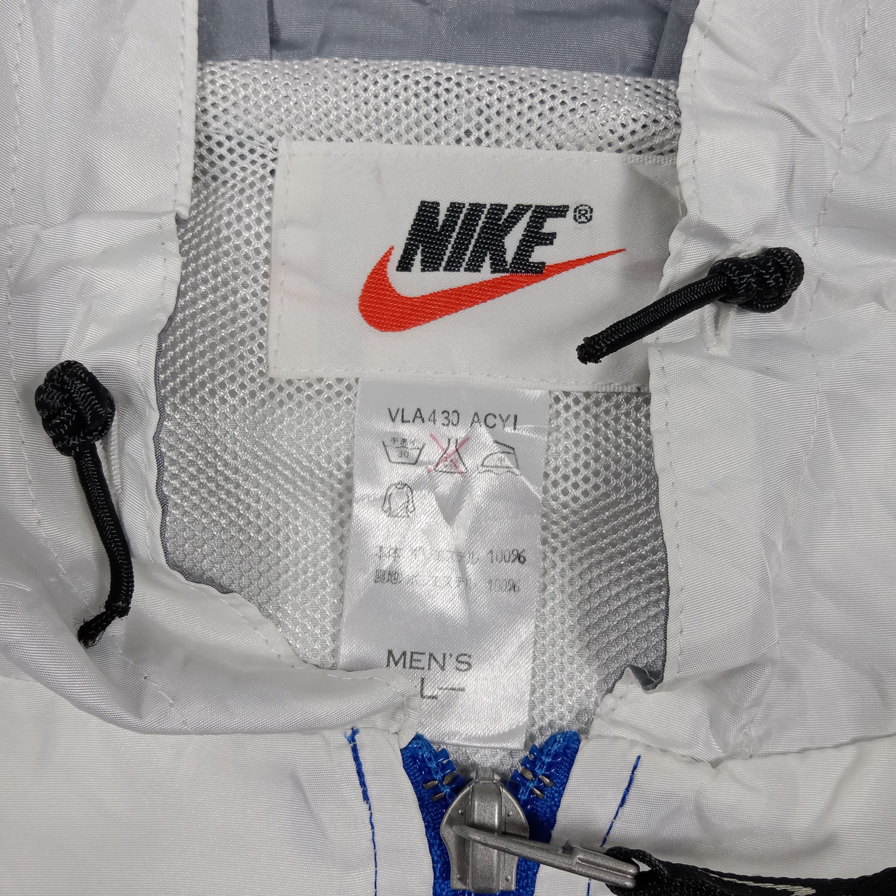 Nike Vintage 90's Nike Skylon Windbreaker Anorak Jacket C290N34 Size US XL / EU 56 / 4 - 4 Thumbnail