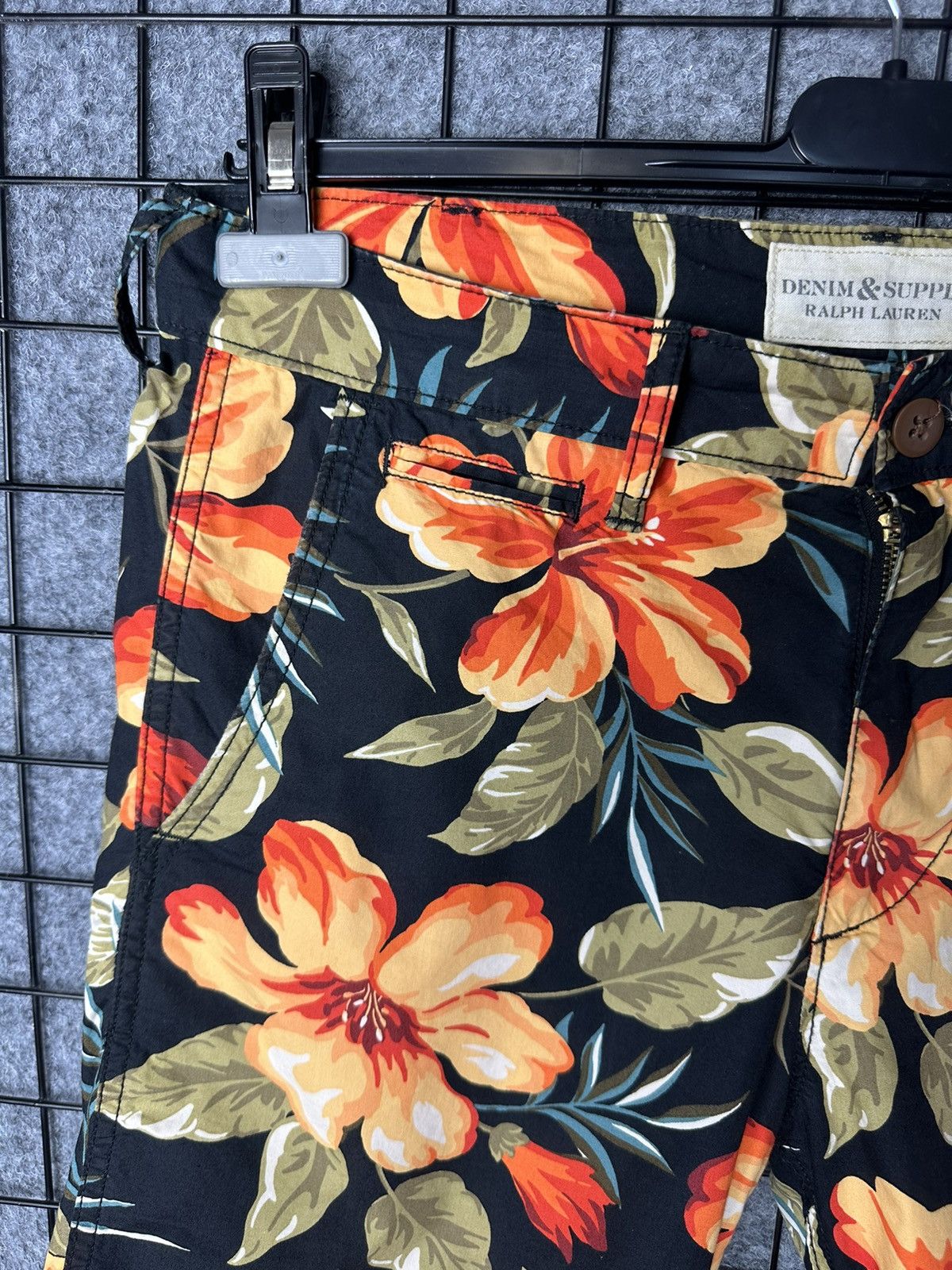 Denim & Supply Ralph Lauren × Ralph Lauren Ralph Lauren Denim Supply Streetwear Floral Shorts Size 32 Size US 32 / EU 48 - 3 Thumbnail